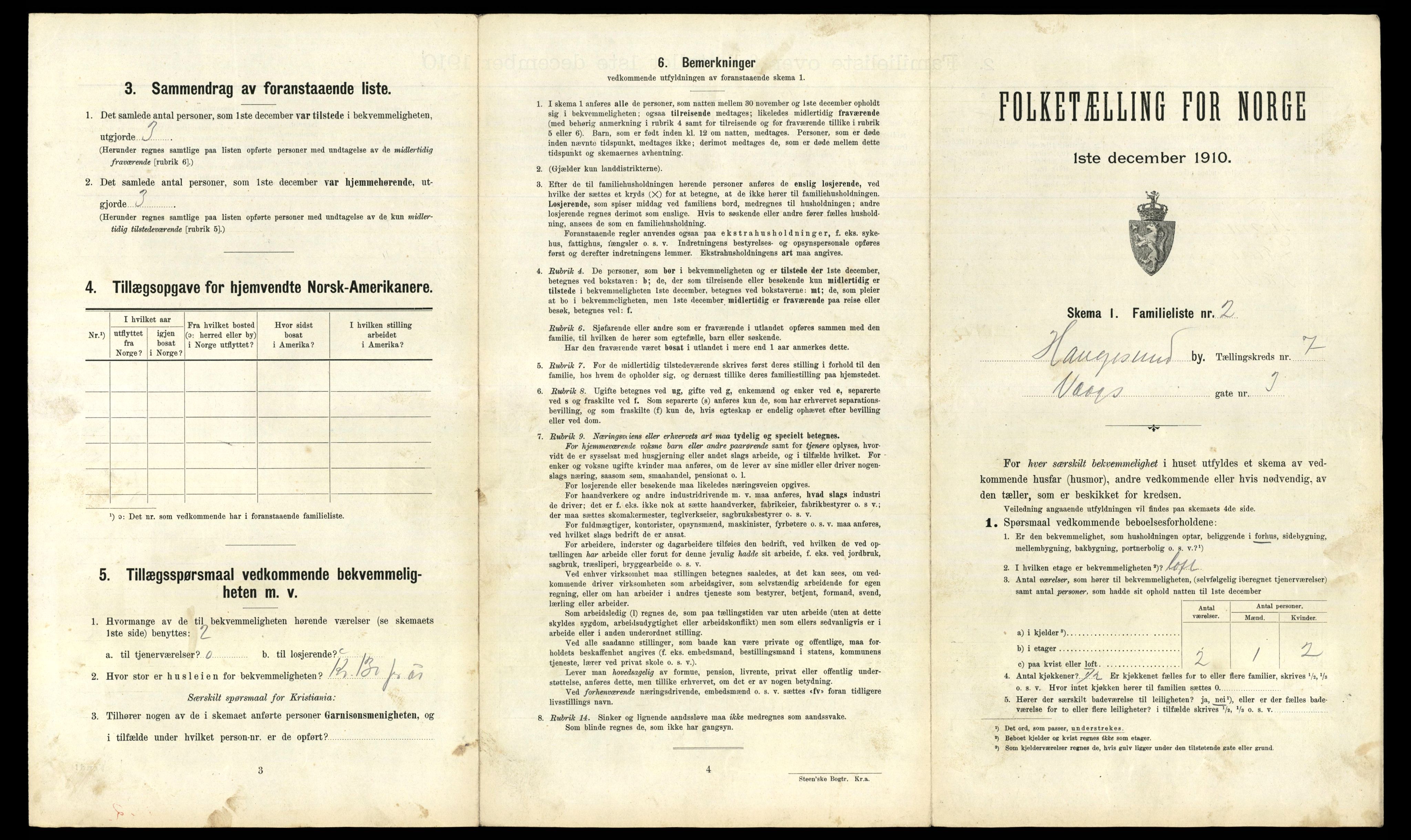 RA, 1910 census for Haugesund, 1910, p. 6006