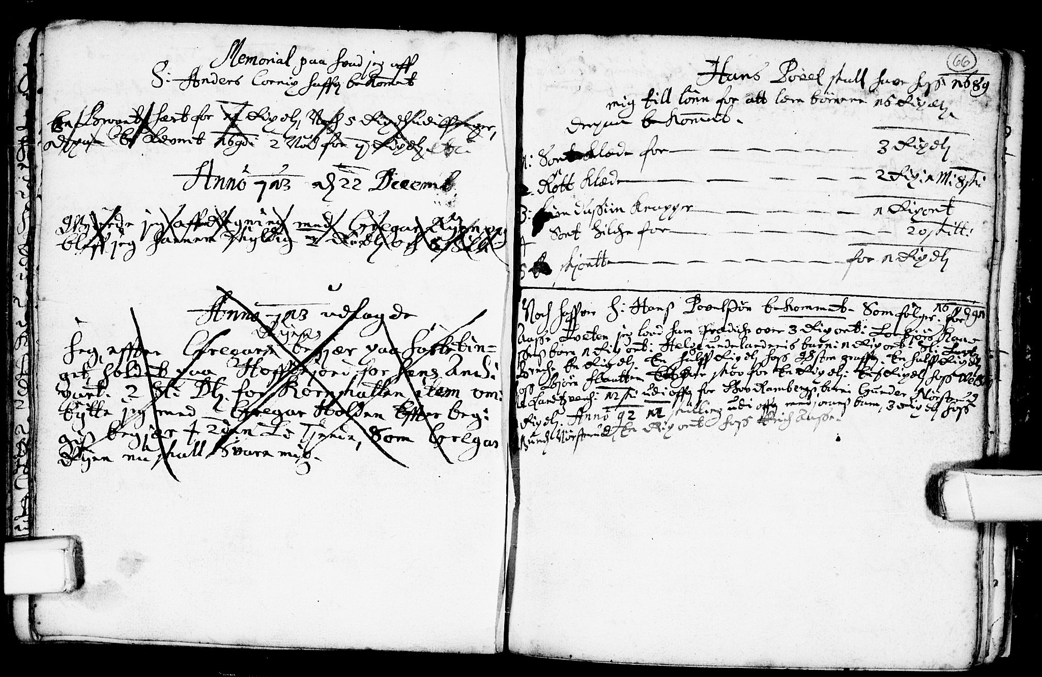 Heddal kirkebøker, SAKO/A-268/F/Fa/L0001: Parish register (official) no. I 1, 1648-1699, p. 66