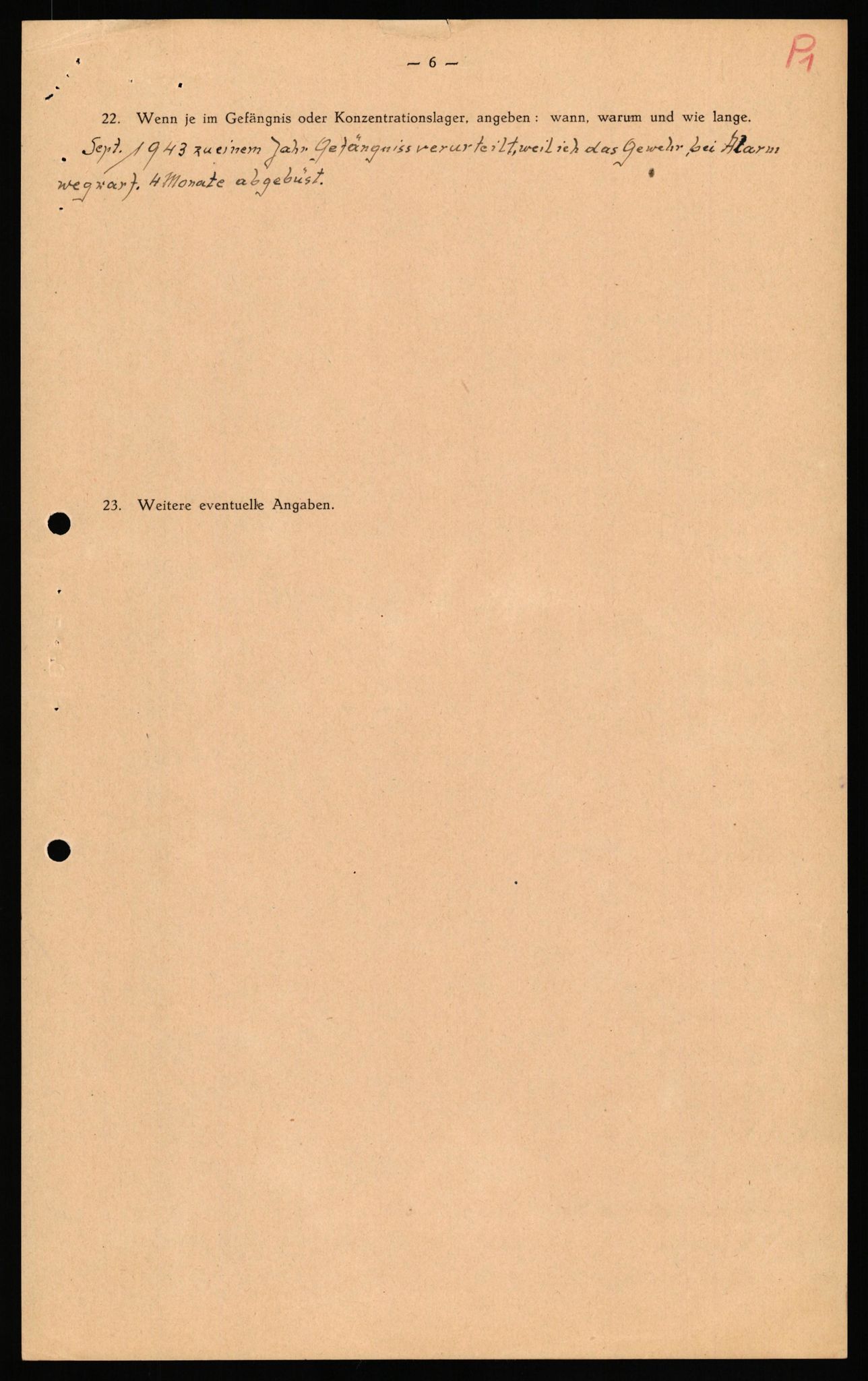 Forsvaret, Forsvarets overkommando II, AV/RA-RAFA-3915/D/Db/L0040: CI Questionaires. Tyske okkupasjonsstyrker i Norge. Østerrikere., 1945-1946, p. 66