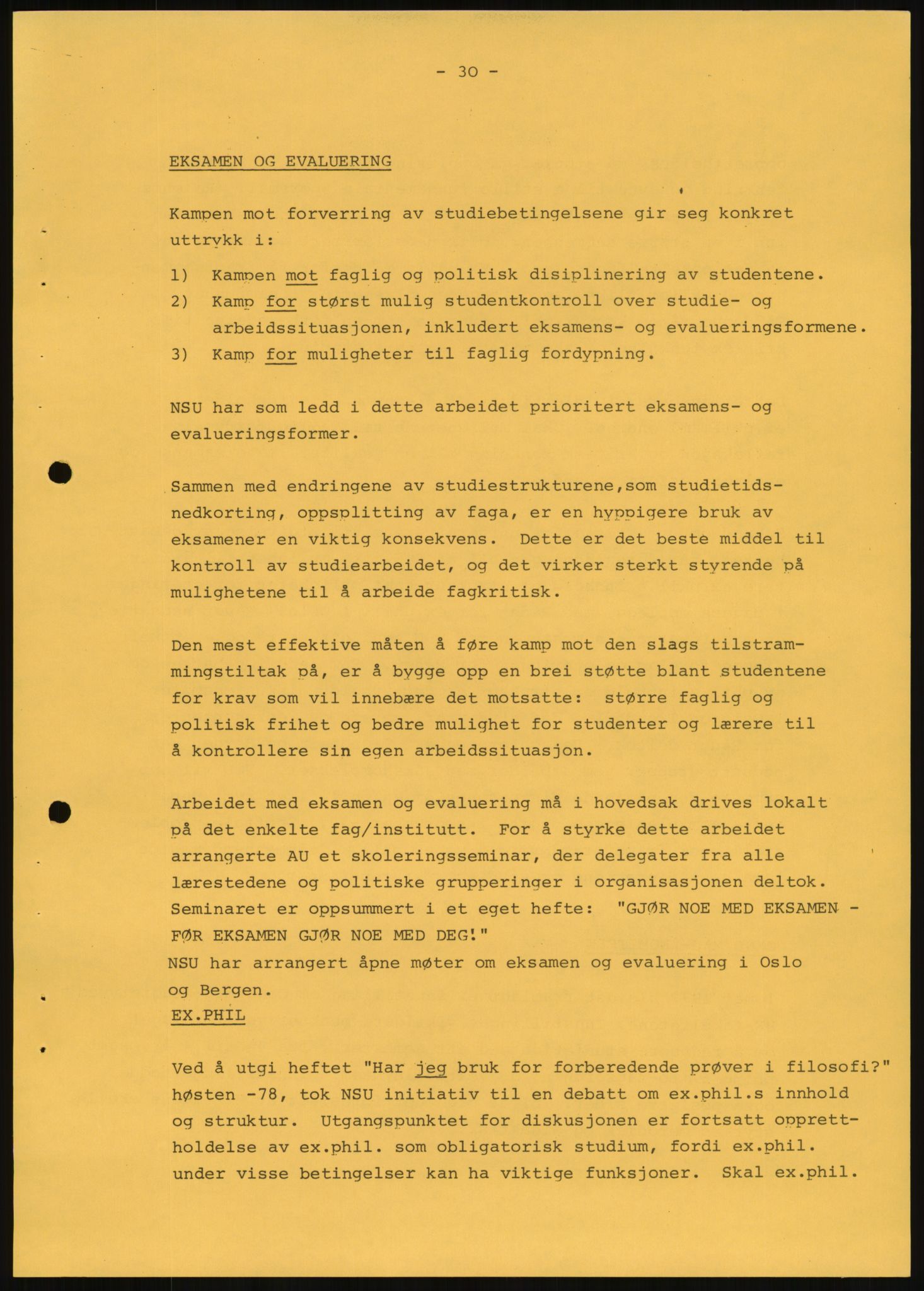 Norsk Studentunion, AV/RA-PA-0794/Fg/L0067: Landstinget, 1968-1979