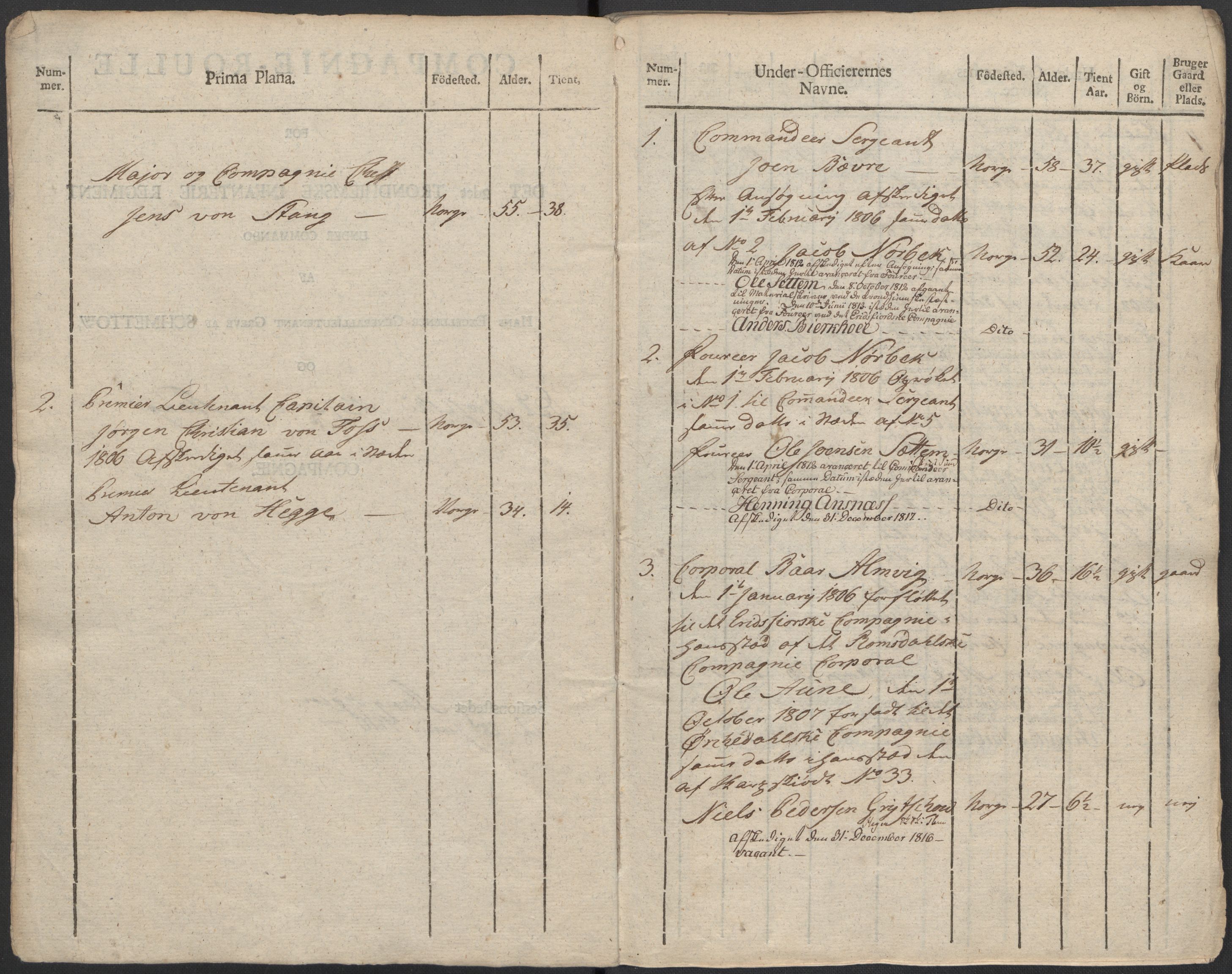 Generalitets- og kommissariatskollegiet, Det kongelige norske kommissariatskollegium, AV/RA-EA-5420/E/Eh/L0083c: 2. Trondheimske nasjonale infanteriregiment, 1810, p. 193