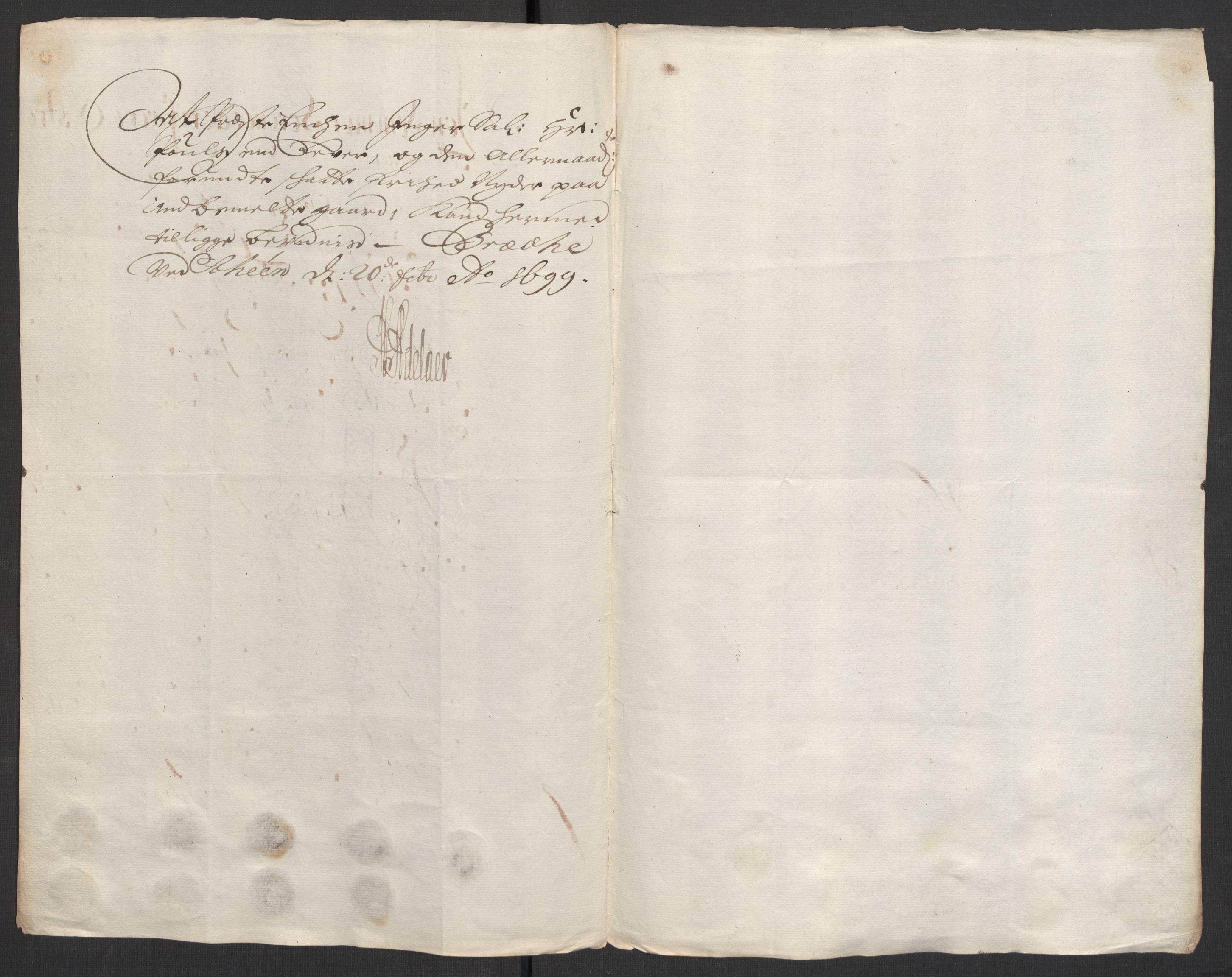 Rentekammeret inntil 1814, Reviderte regnskaper, Fogderegnskap, AV/RA-EA-4092/R36/L2099: Fogderegnskap Øvre og Nedre Telemark og Bamble, 1698, p. 202