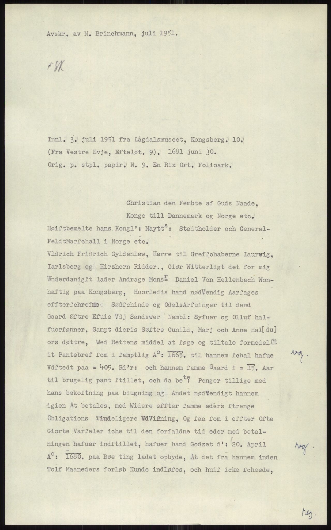 Samlinger til kildeutgivelse, Diplomavskriftsamlingen, AV/RA-EA-4053/H/Ha, p. 1128