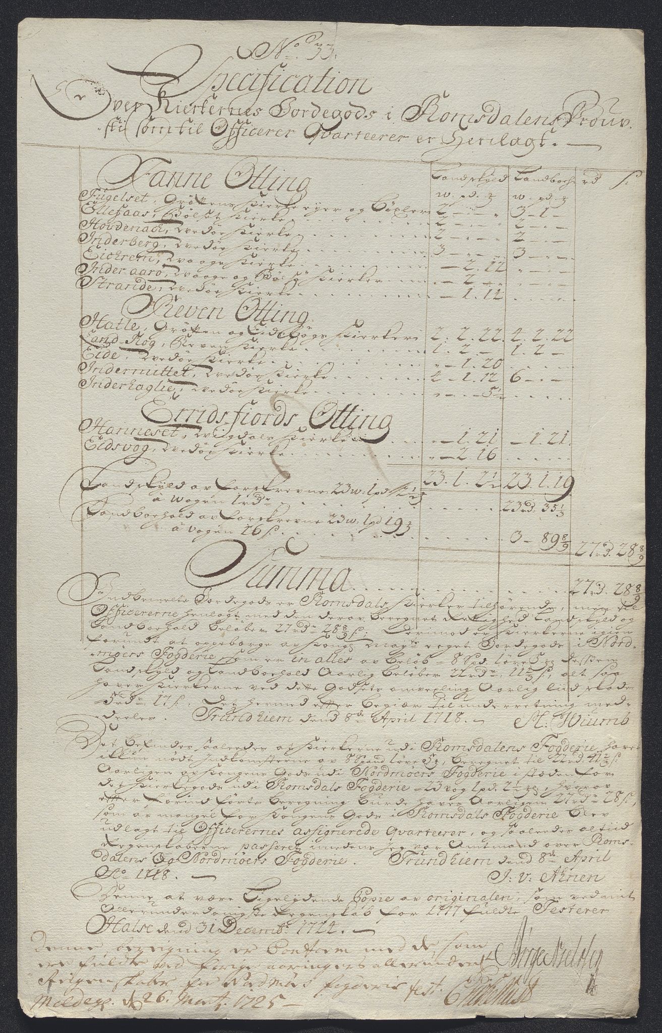 Rentekammeret inntil 1814, Reviderte regnskaper, Fogderegnskap, RA/EA-4092/R56/L3757: Fogderegnskap Nordmøre, 1724, p. 245