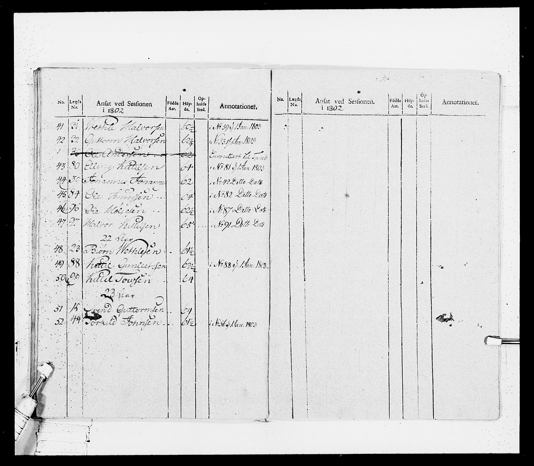 Generalitets- og kommissariatskollegiet, Det kongelige norske kommissariatskollegium, RA/EA-5420/E/Eh/L0114: Telemarkske nasjonale infanteriregiment, 1789-1802, p. 216