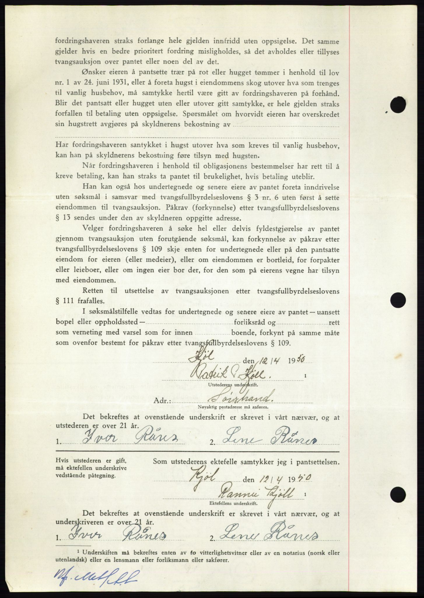 Nordmøre sorenskriveri, AV/SAT-A-4132/1/2/2Ca: Mortgage book no. B104, 1950-1950, Diary no: : 1269/1950