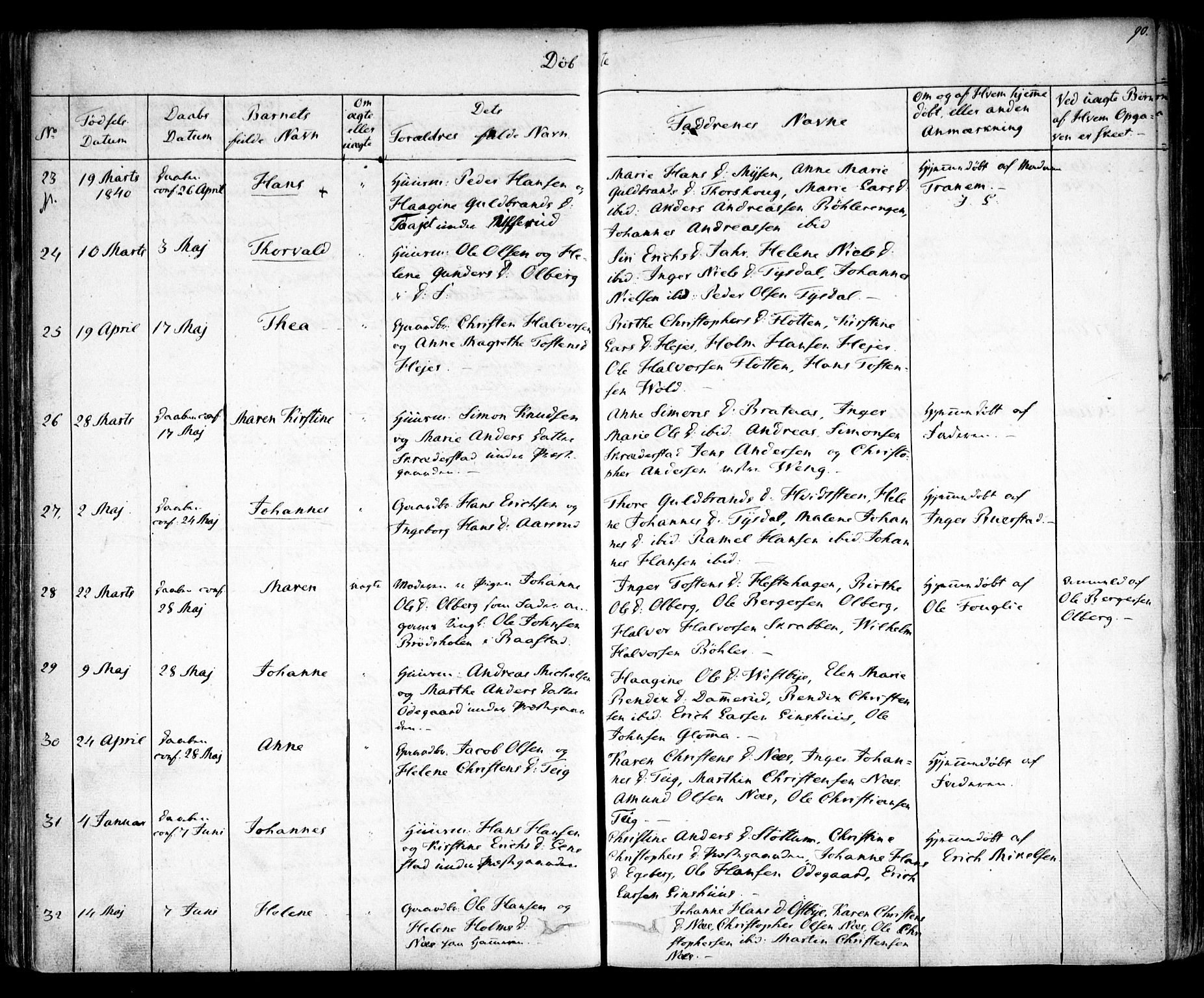 Enebakk prestekontor Kirkebøker, SAO/A-10171c/F/Fa/L0009: Parish register (official) no. I 9, 1832-1861, p. 90