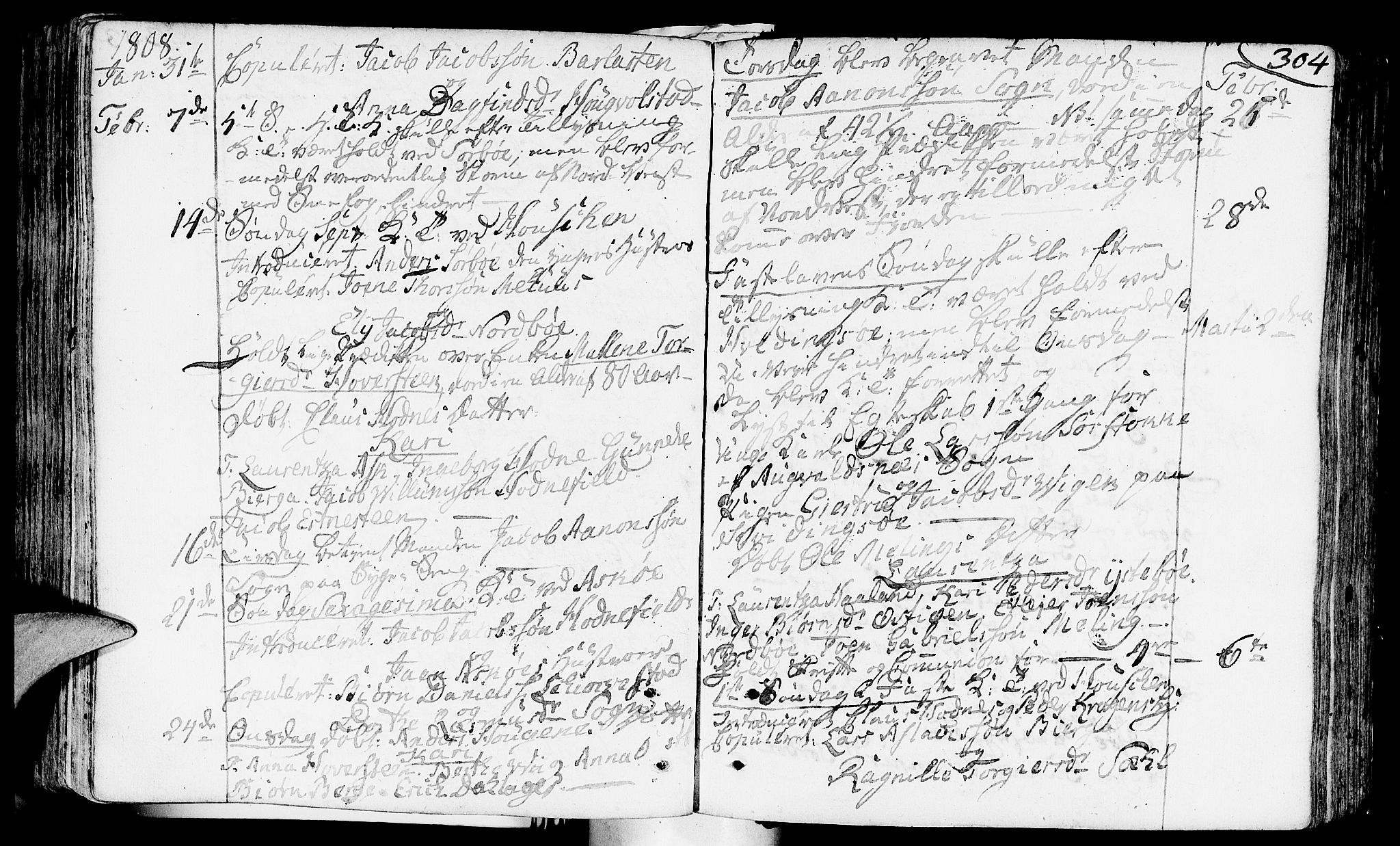 Rennesøy sokneprestkontor, SAST/A -101827/H/Ha/Haa/L0003: Parish register (official) no. A 3, 1772-1815, p. 304