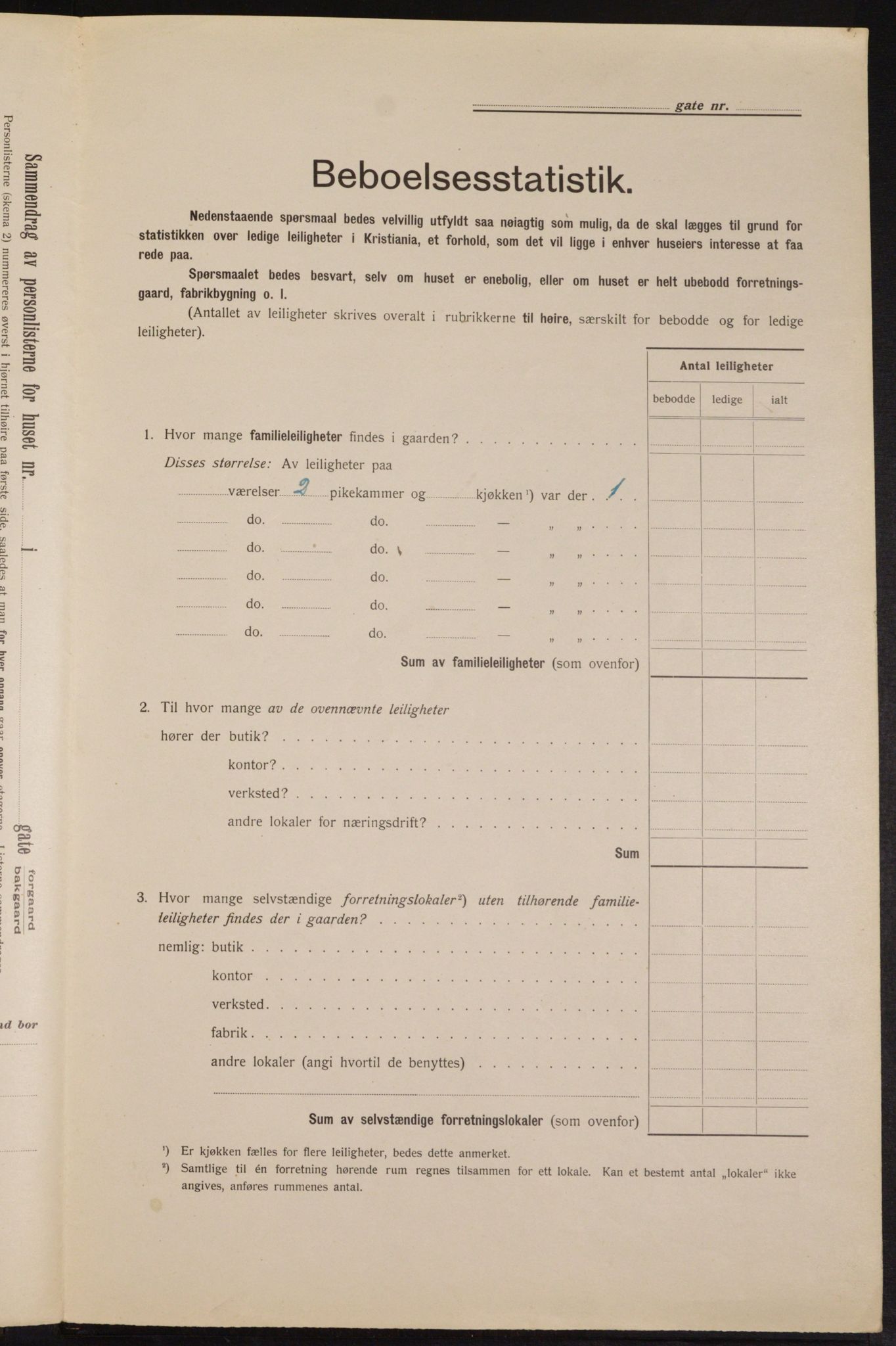 OBA, Municipal Census 1913 for Kristiania, 1913, p. 8027