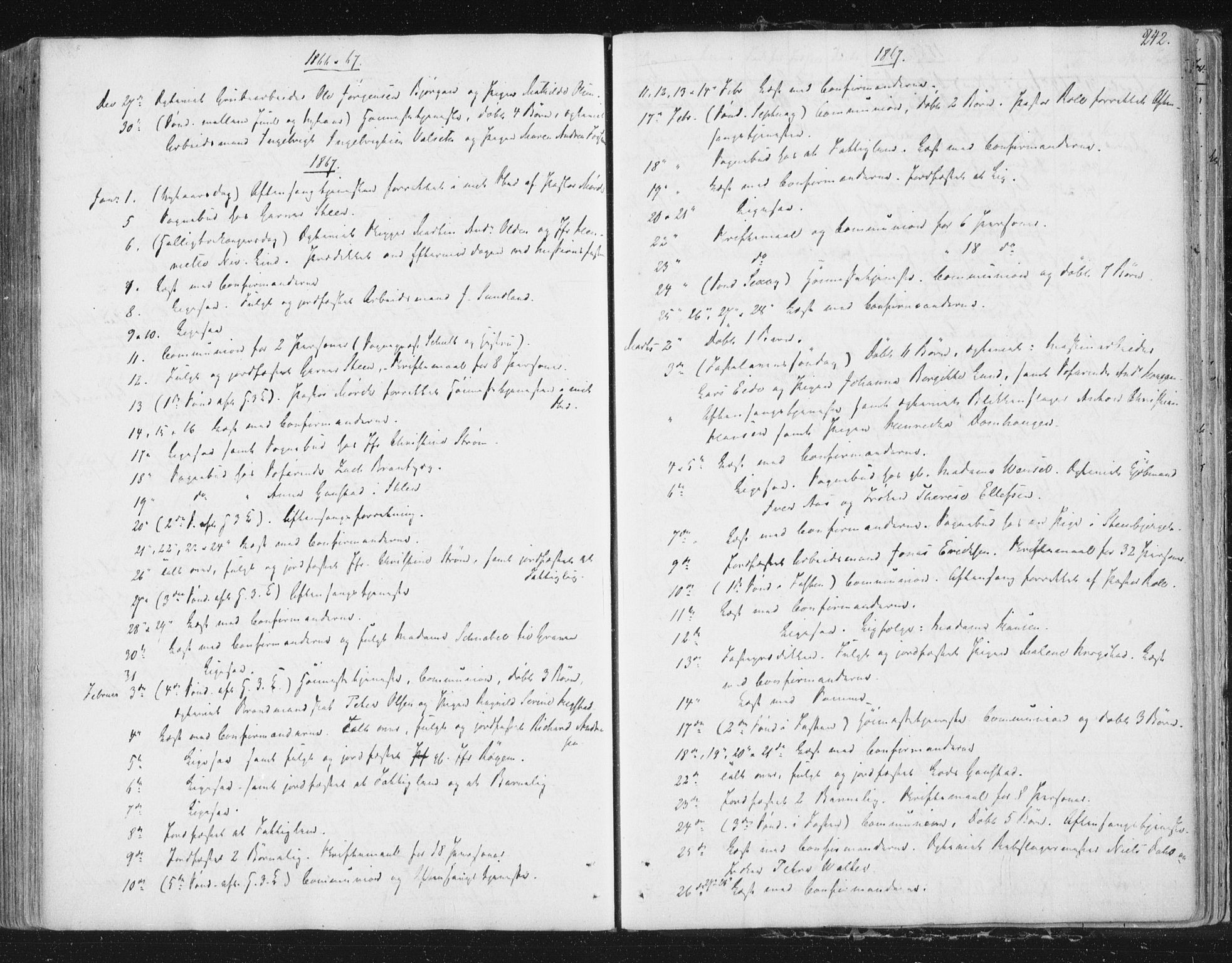 Ministerialprotokoller, klokkerbøker og fødselsregistre - Sør-Trøndelag, SAT/A-1456/602/L0127: Curate's parish register no. 602B01, 1821-1875, p. 242