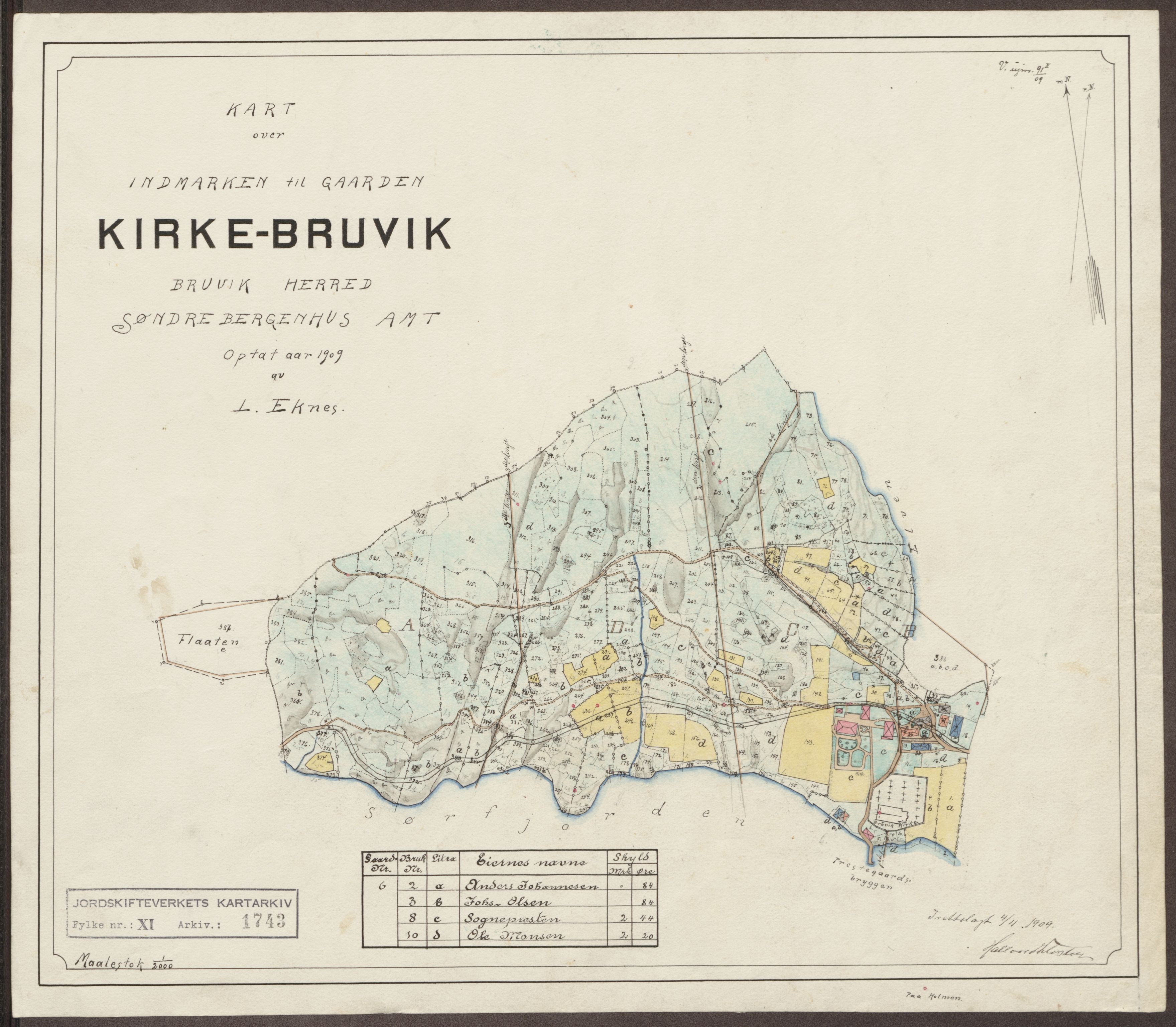 Jordskifteverkets kartarkiv, RA/S-3929/T, 1859-1988, p. 1907