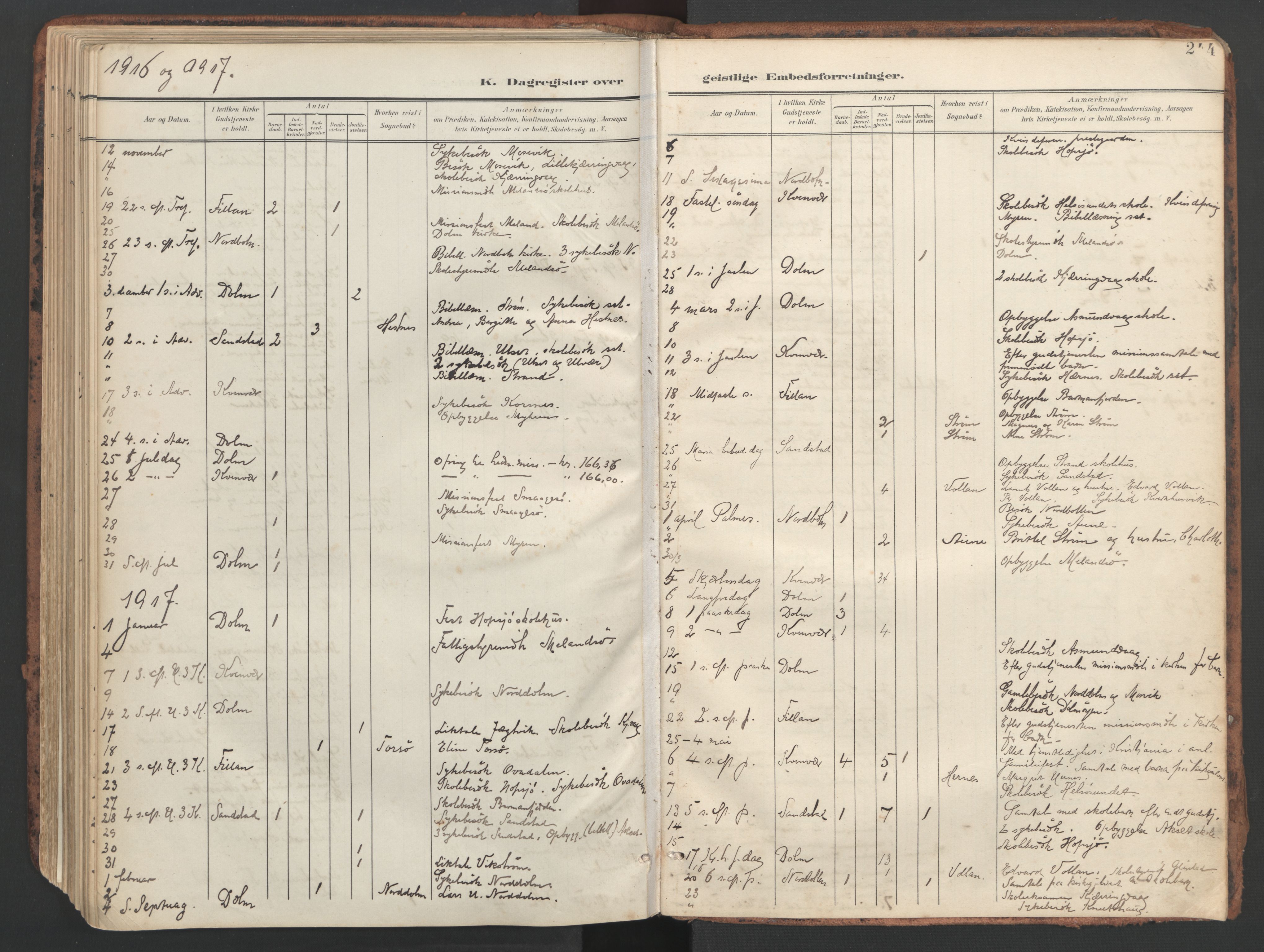 Ministerialprotokoller, klokkerbøker og fødselsregistre - Sør-Trøndelag, AV/SAT-A-1456/634/L0537: Parish register (official) no. 634A13, 1896-1922, p. 244