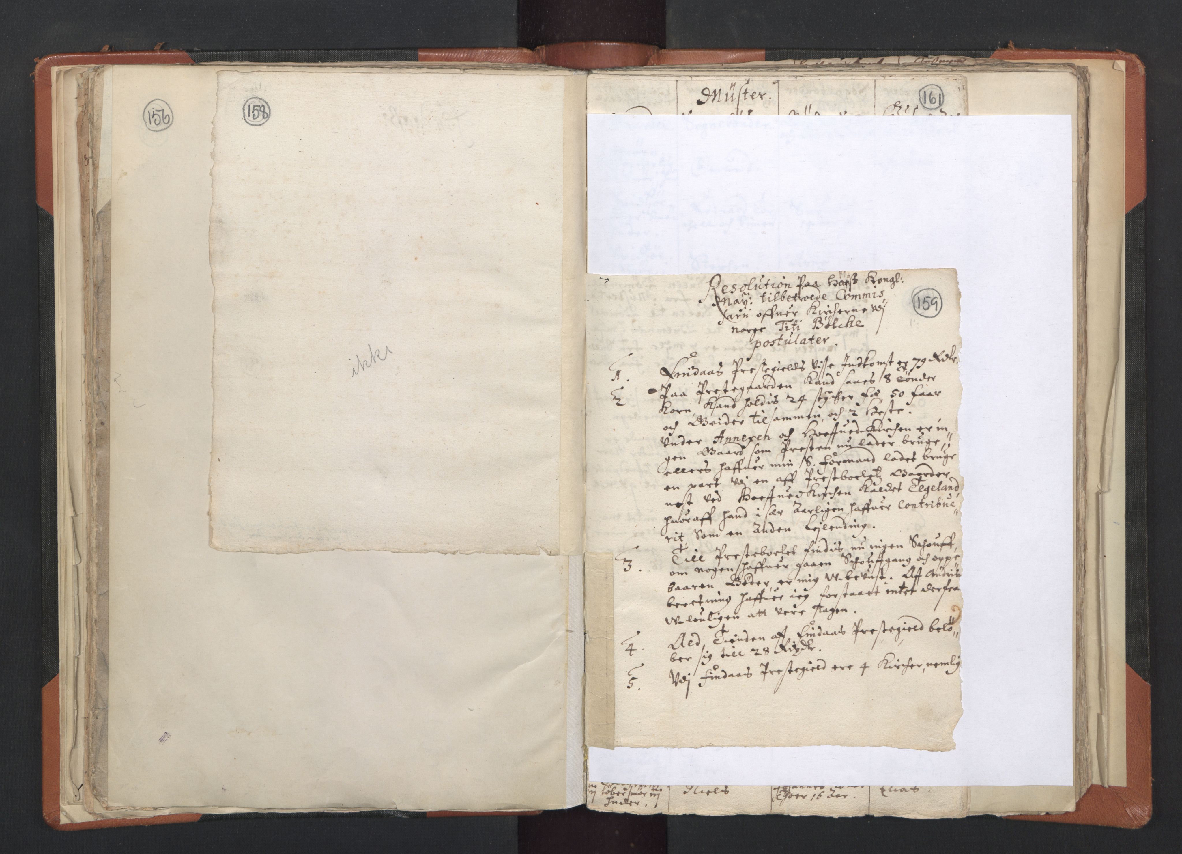 RA, Vicar's Census 1664-1666, no. 20: Sunnhordland deanery, 1664-1666, p. 158-159