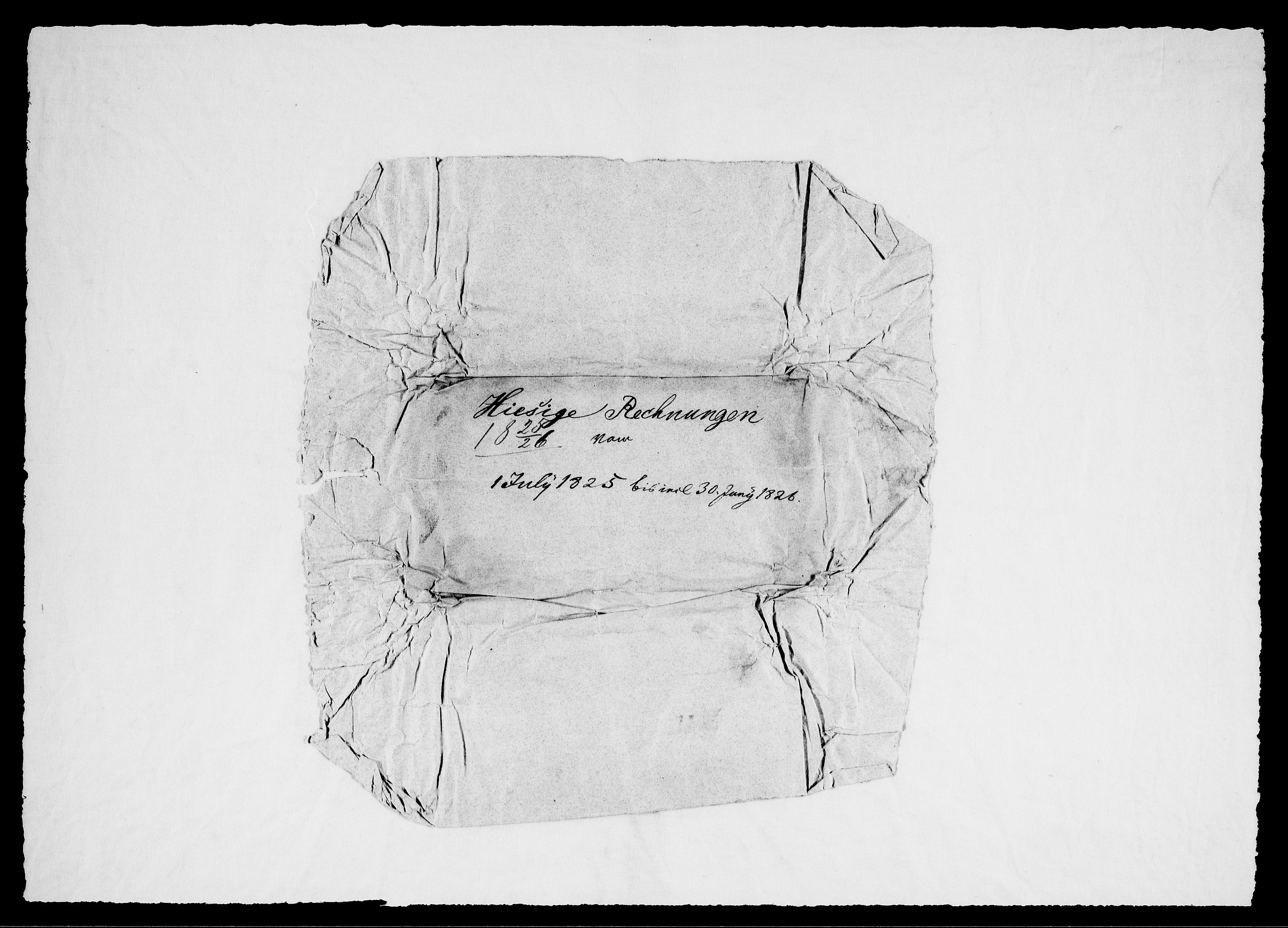 Modums Blaafarveværk, RA/PA-0157/G/Gd/Gdc/L0215/0001: -- / Hiesige und Auswartige Rechnungen, 1825-1828, p. 2