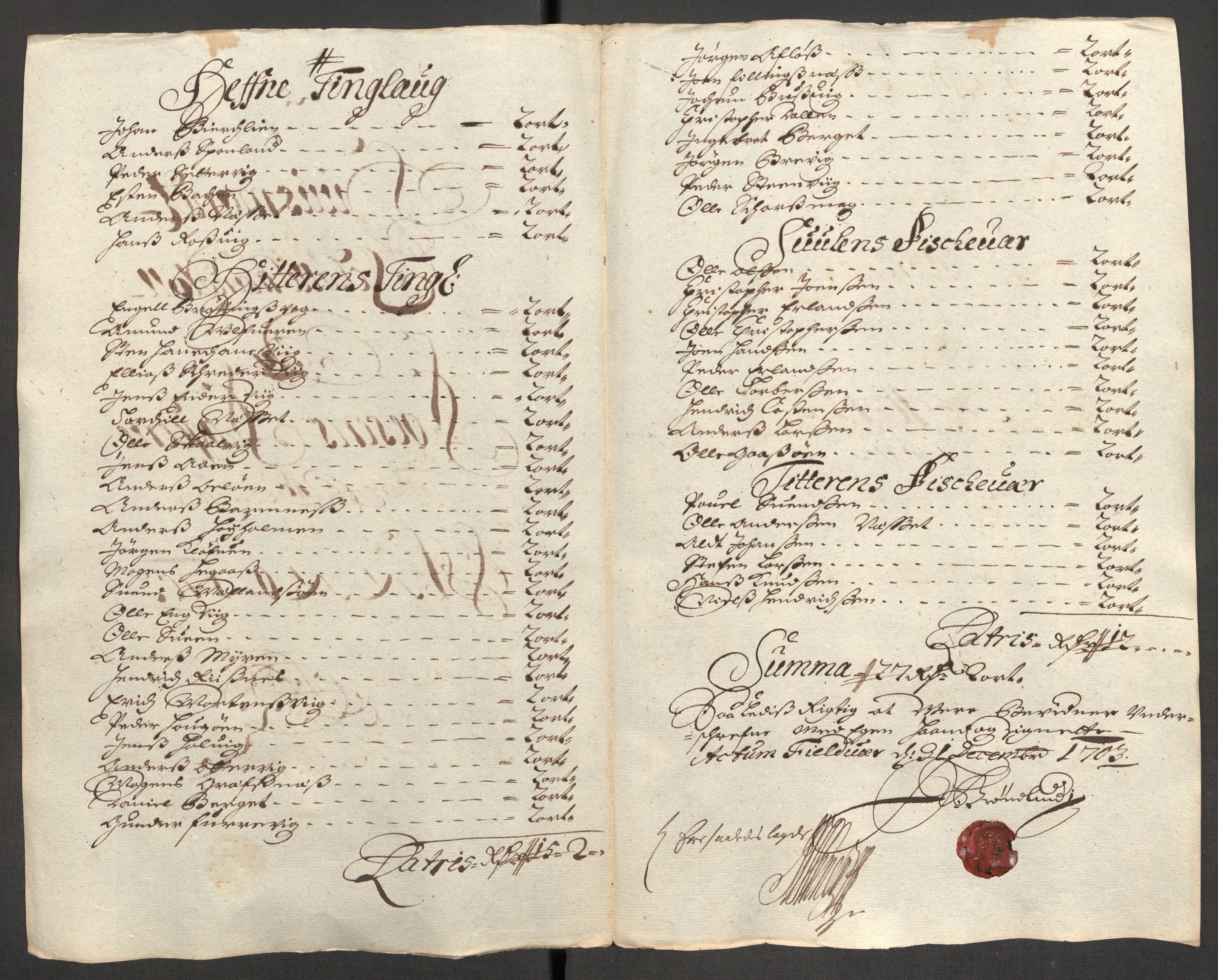 Rentekammeret inntil 1814, Reviderte regnskaper, Fogderegnskap, RA/EA-4092/R57/L3855: Fogderegnskap Fosen, 1702-1703, p. 342