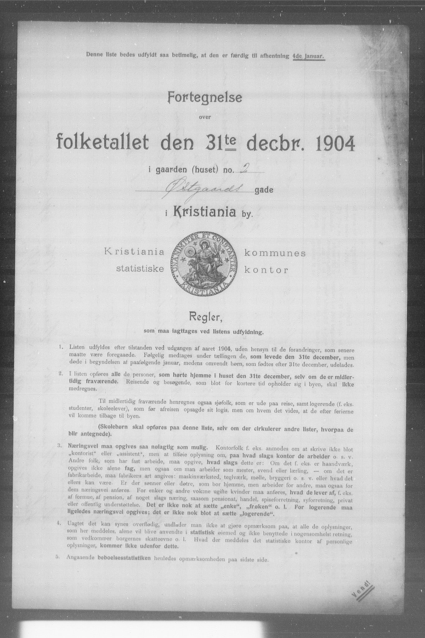 OBA, Municipal Census 1904 for Kristiania, 1904, p. 24171