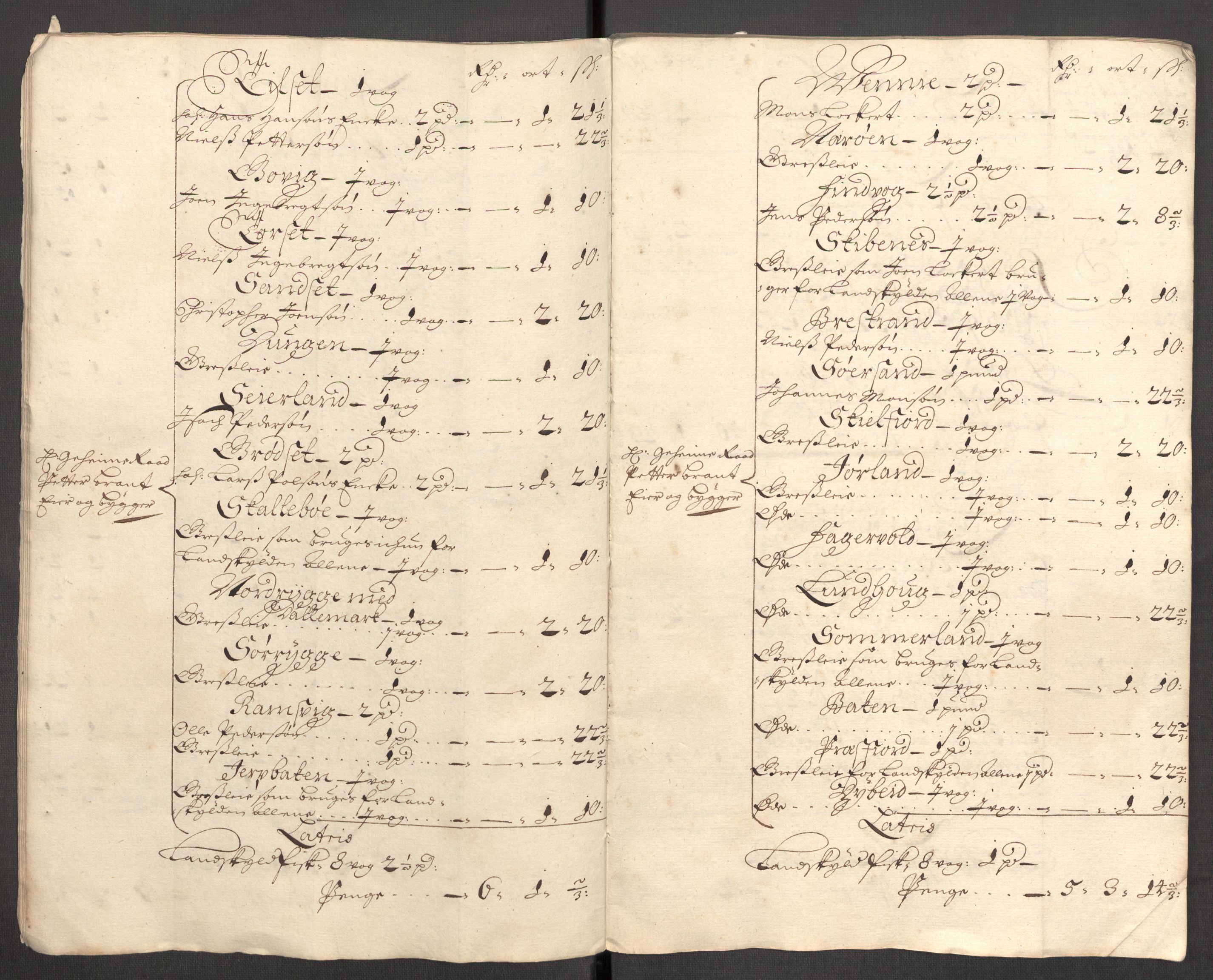 Rentekammeret inntil 1814, Reviderte regnskaper, Fogderegnskap, AV/RA-EA-4092/R67/L4678: Fogderegnskap Vesterålen, Andenes og Lofoten, 1696-1708, p. 201