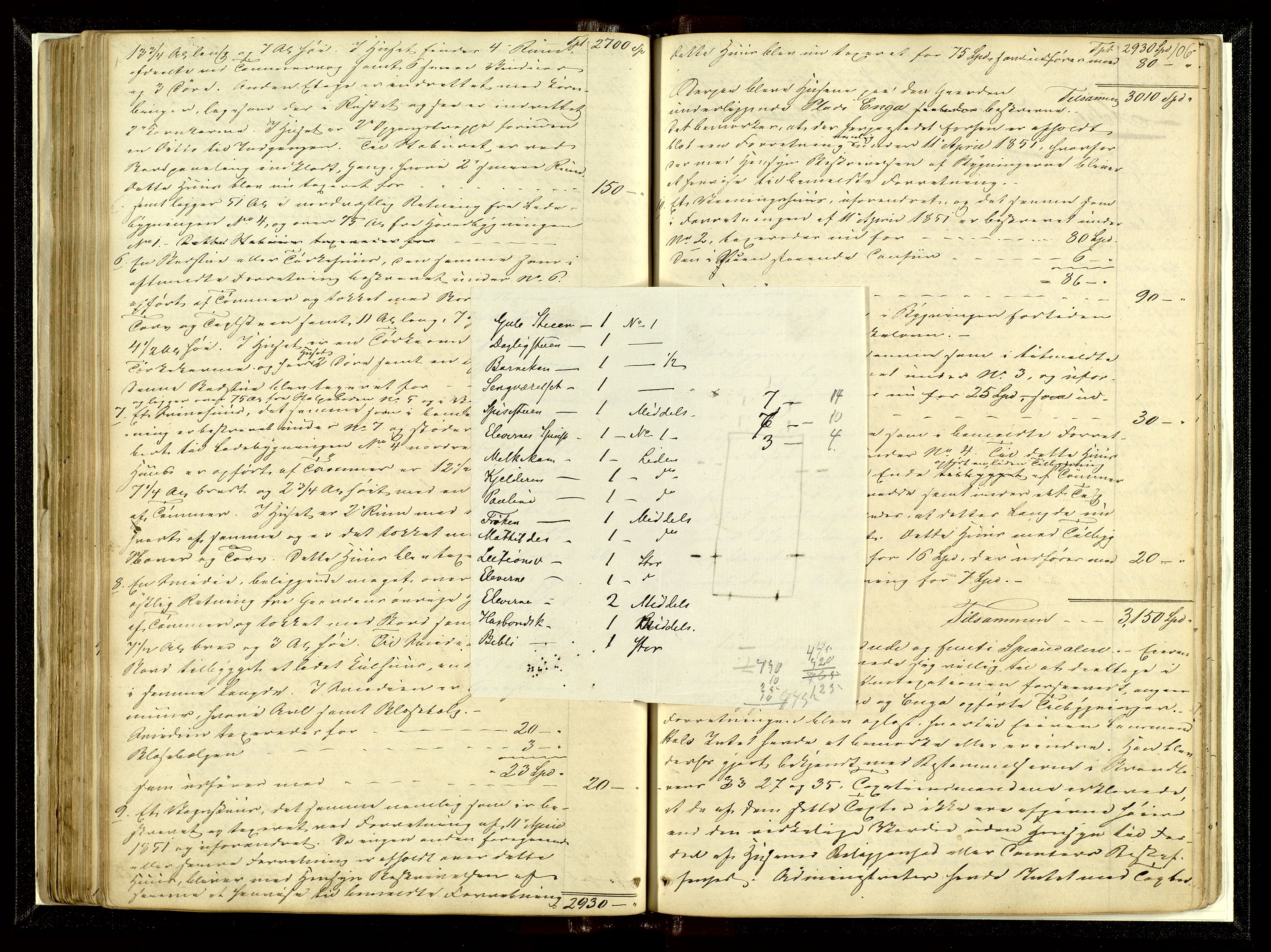 Norges Brannkasse, Romedal, AV/SAH-NBRANR-008/F/L0006: Branntakstprotokoll, 1846-1868