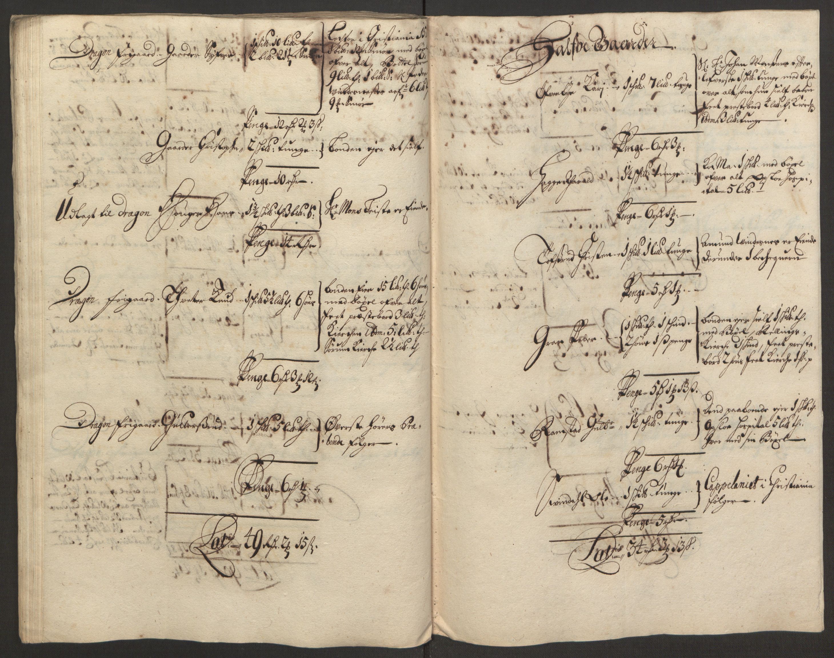 Rentekammeret inntil 1814, Reviderte regnskaper, Fogderegnskap, AV/RA-EA-4092/R11/L0579: Fogderegnskap Nedre Romerike, 1694-1695, p. 336