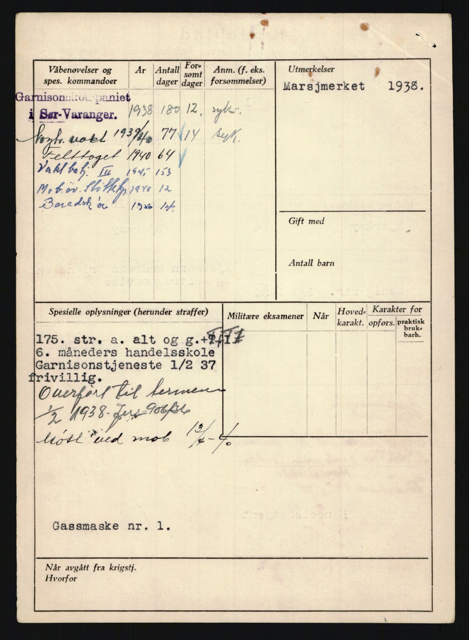 Forsvaret, Troms infanteriregiment nr. 16, AV/RA-RAFA-3146/P/Pa/L0020: Rulleblad for regimentets menige mannskaper, årsklasse 1936, 1936, p. 218