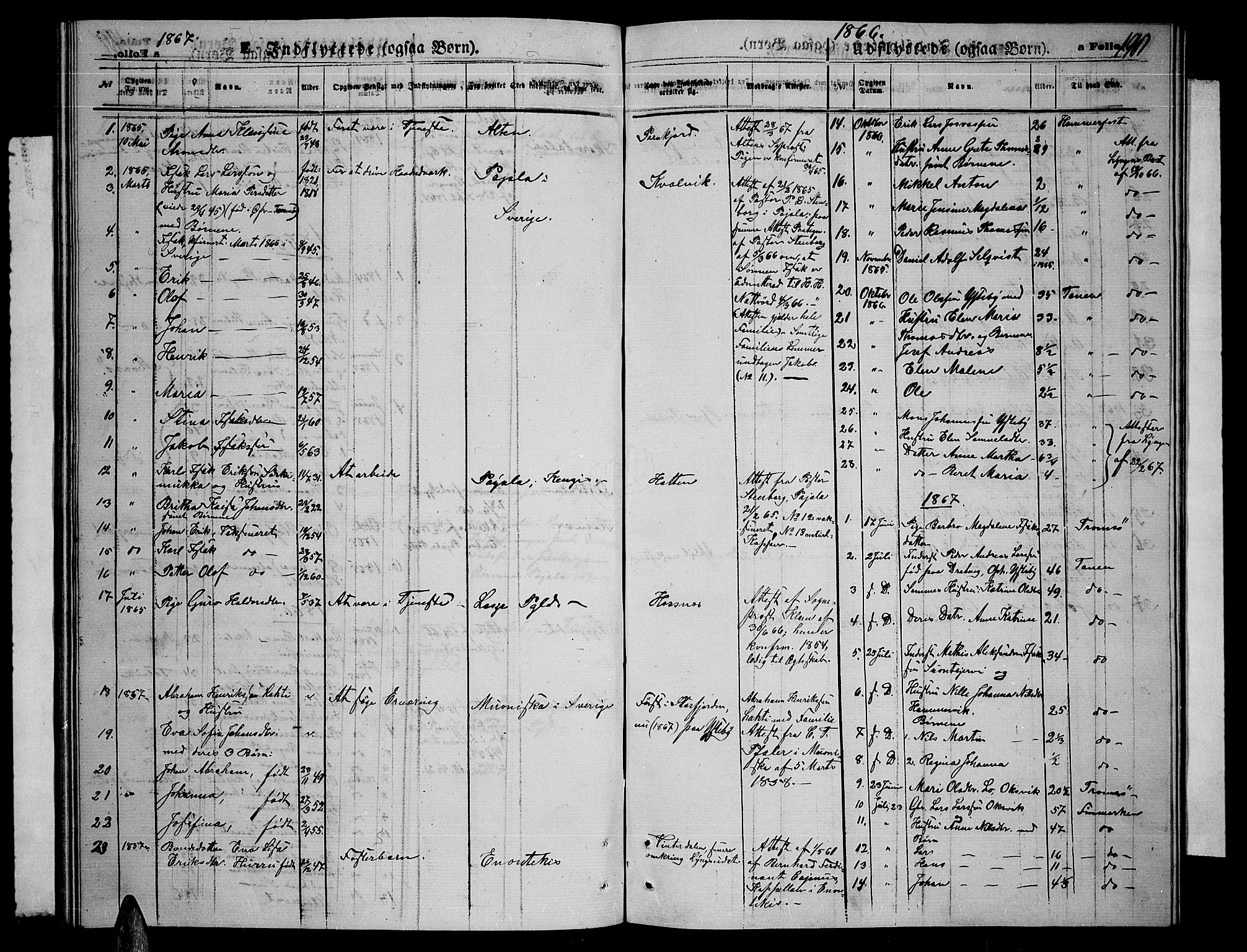 Lyngen sokneprestembete, AV/SATØ-S-1289/H/He/Heb/L0003klokker: Parish register (copy) no. 3, 1861-1867, p. 198