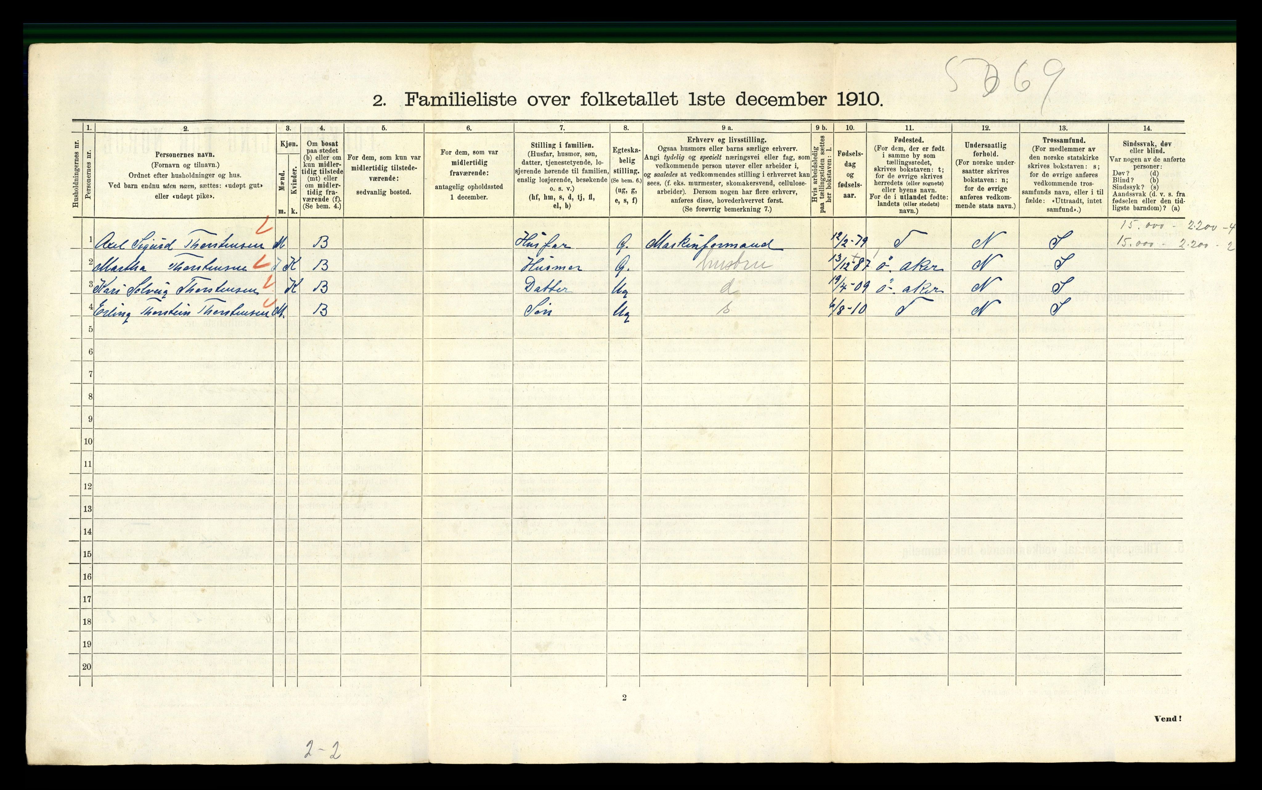 RA, 1910 census for Kristiania, 1910, p. 73794