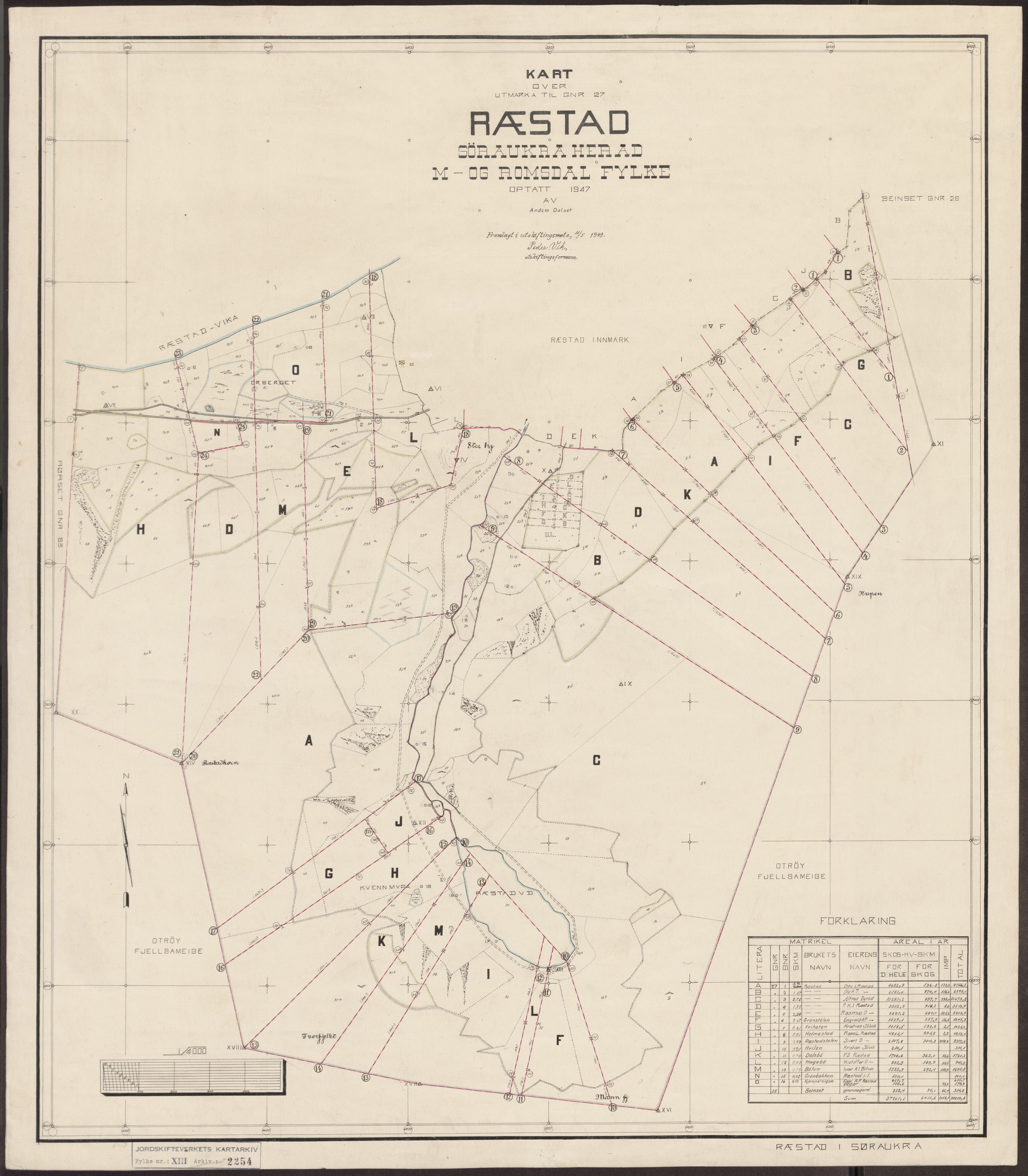 Jordskifteverkets kartarkiv, AV/RA-S-3929/T, 1859-1988, p. 2795