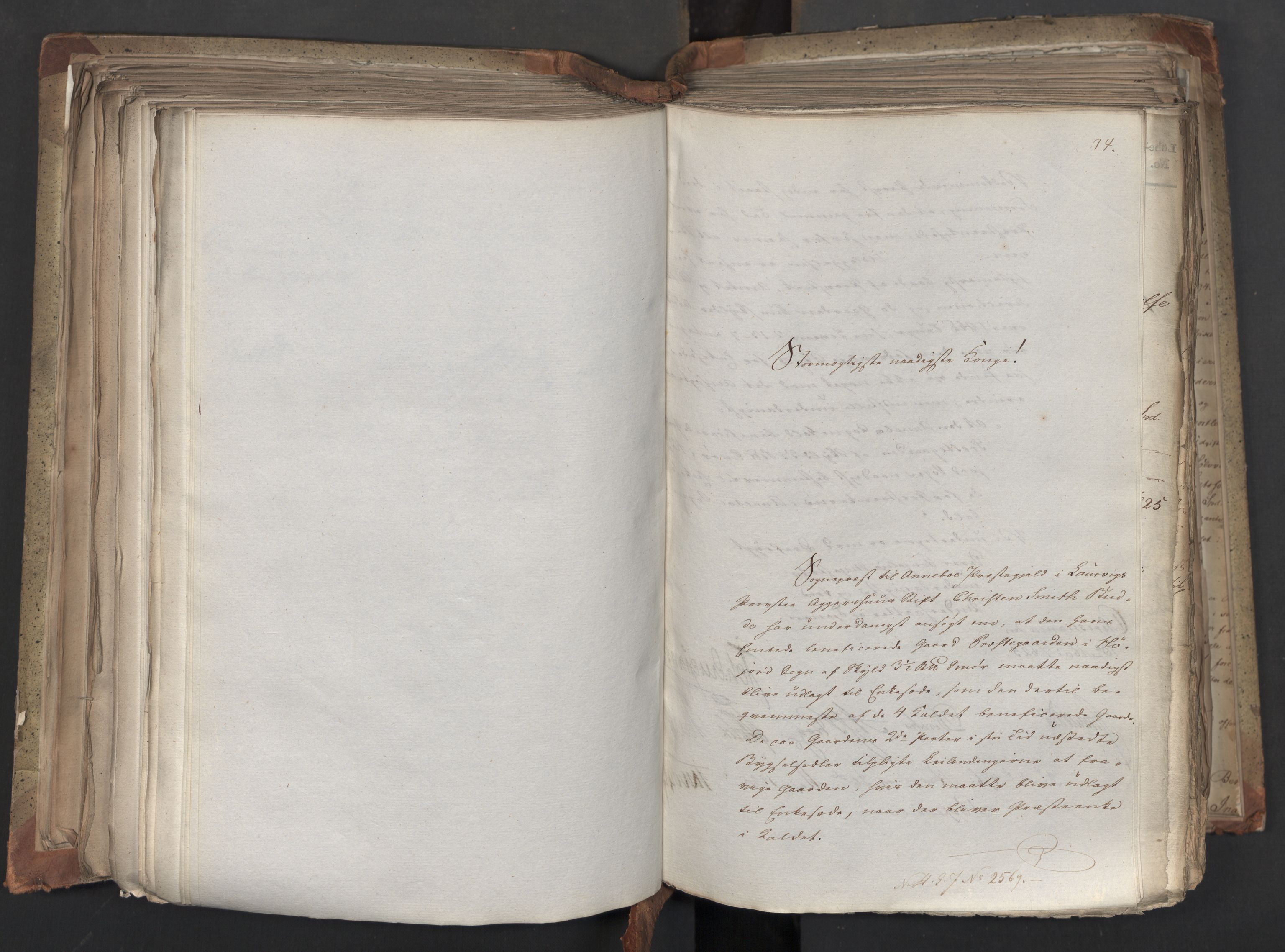 Statsrådsavdelingen i Stockholm, AV/RA-S-1003/D/Da/L0042: Regjeringsinnstillinger nr. 2467-2705, 1825, p. 306