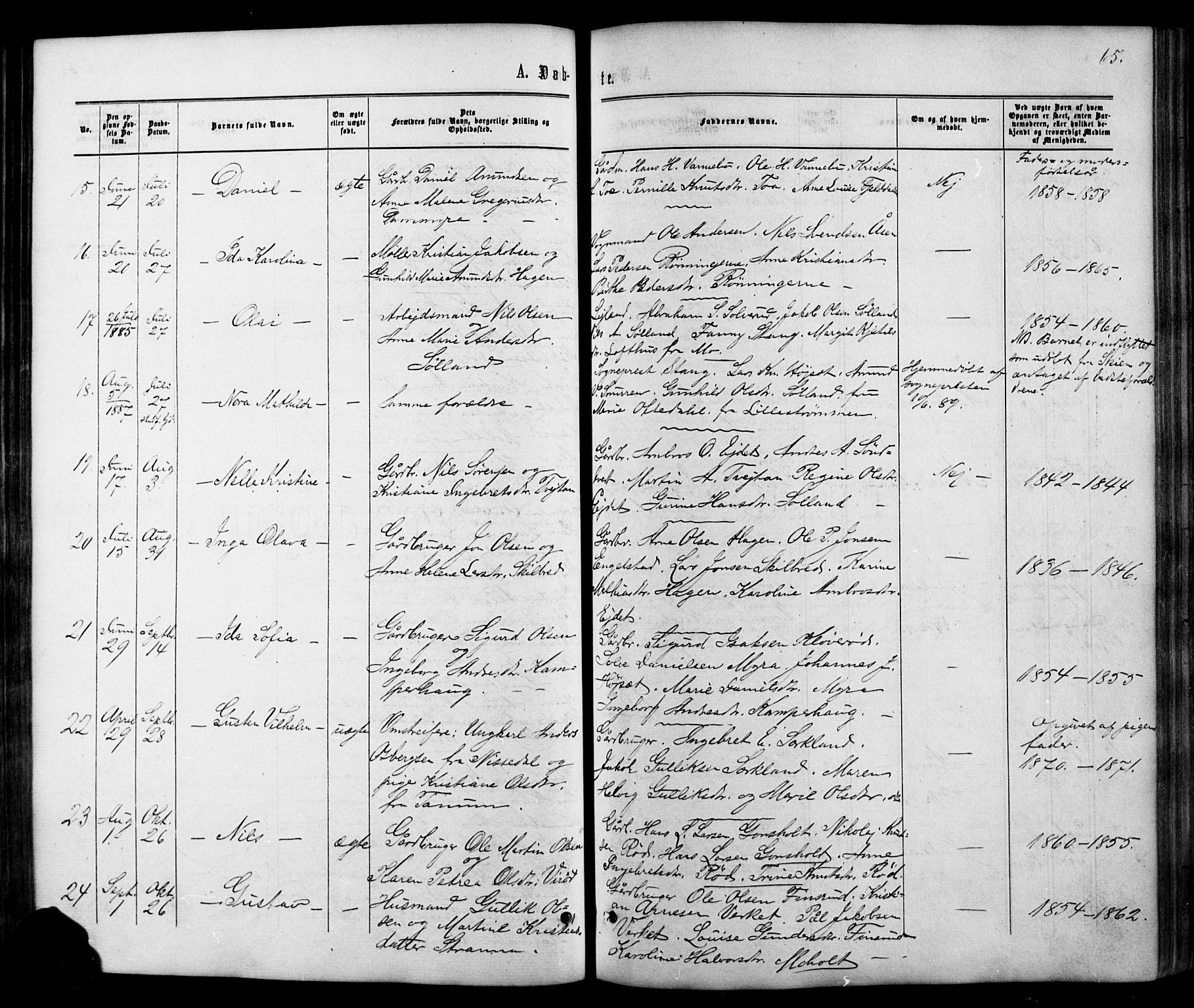 Siljan kirkebøker, SAKO/A-300/G/Ga/L0002: Parish register (copy) no. 2, 1864-1908, p. 65