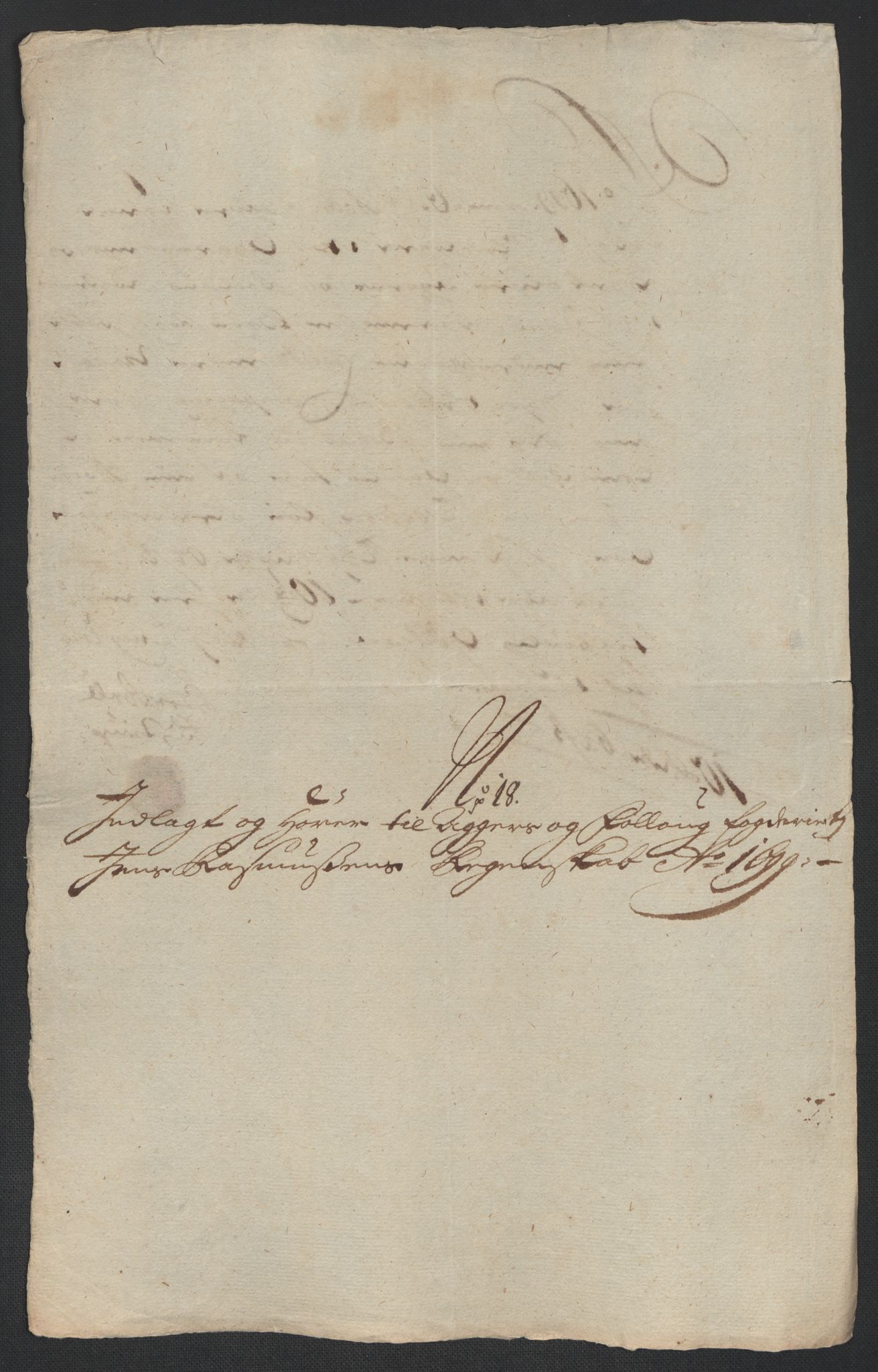 Rentekammeret inntil 1814, Reviderte regnskaper, Fogderegnskap, AV/RA-EA-4092/R10/L0442: Fogderegnskap Aker og Follo, 1699, p. 289