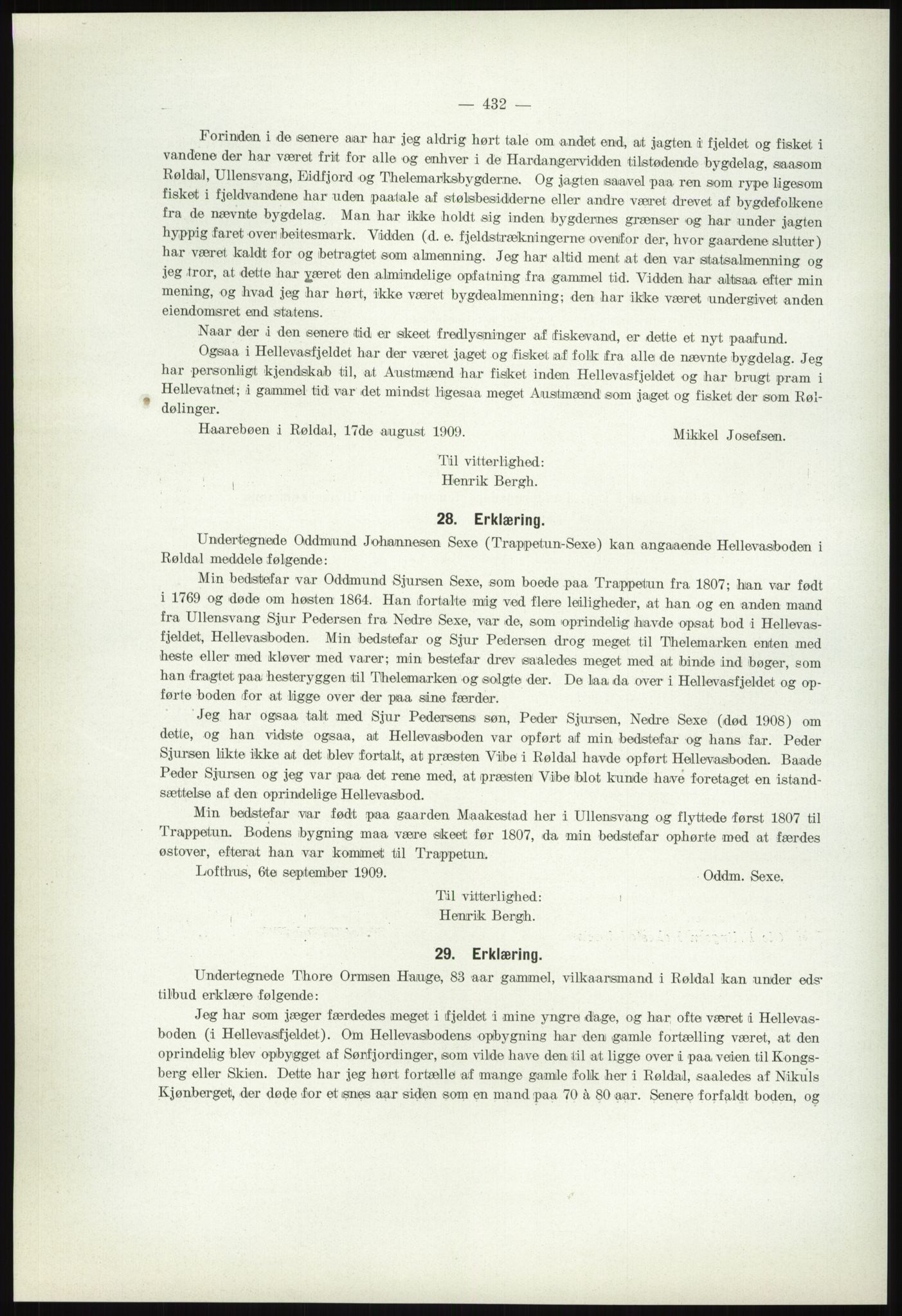 Høyfjellskommisjonen, AV/RA-S-1546/X/Xa/L0001: Nr. 1-33, 1909-1953, p. 454