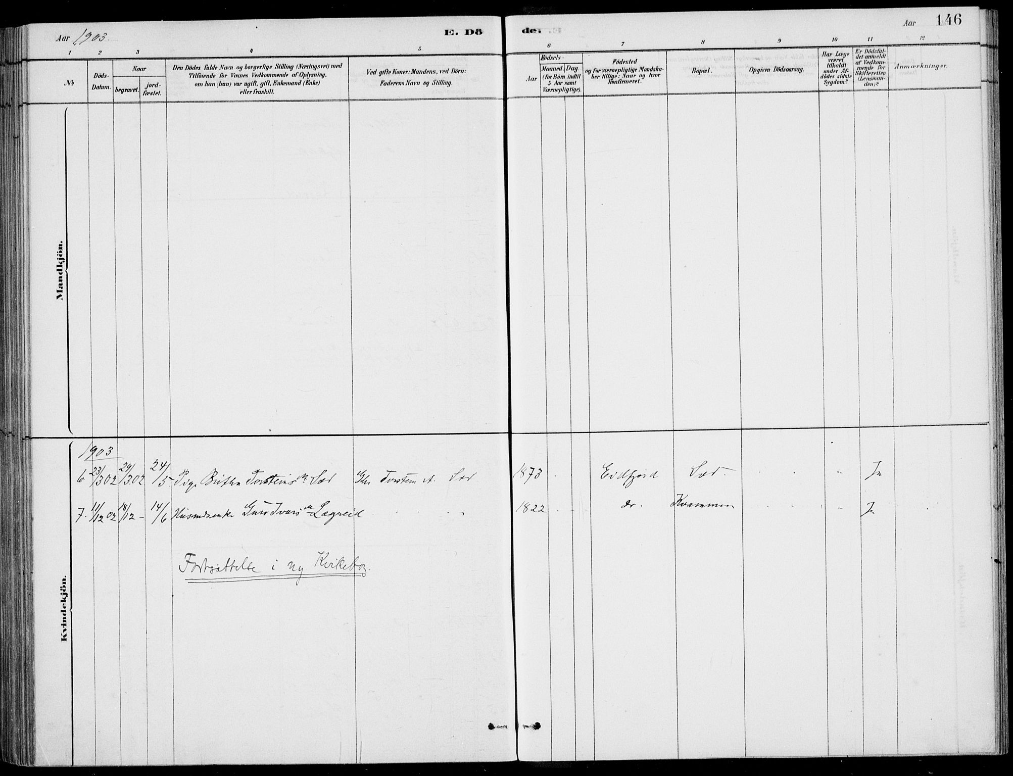 Ulvik sokneprestembete, AV/SAB-A-78801/H/Haa: Parish register (official) no. D  1, 1878-1903, p. 146