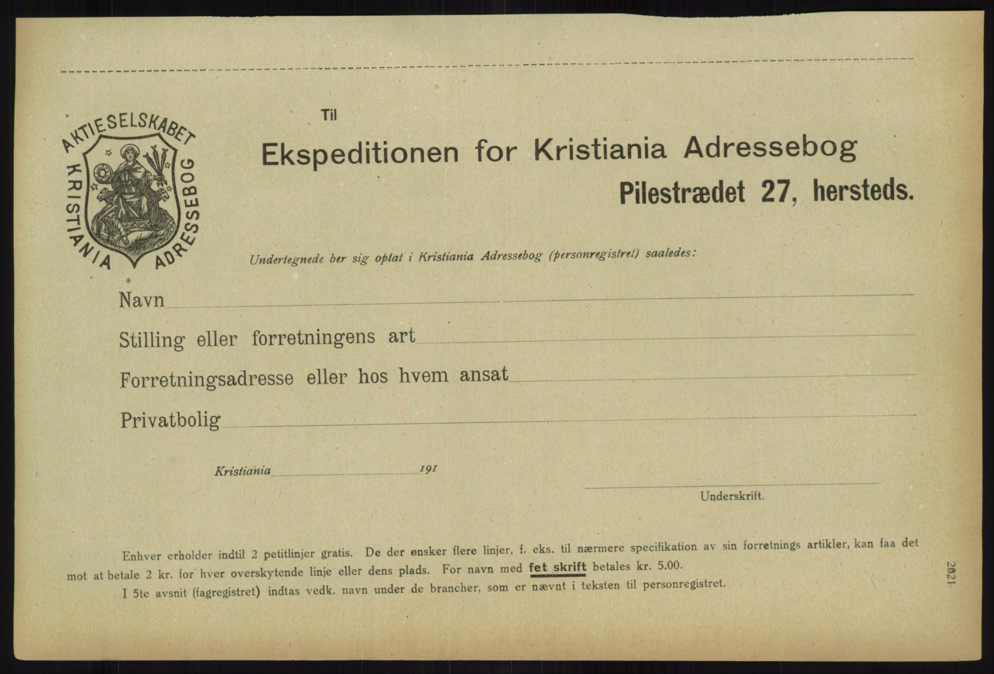 Kristiania/Oslo adressebok, PUBL/-, 1918, p. 2174