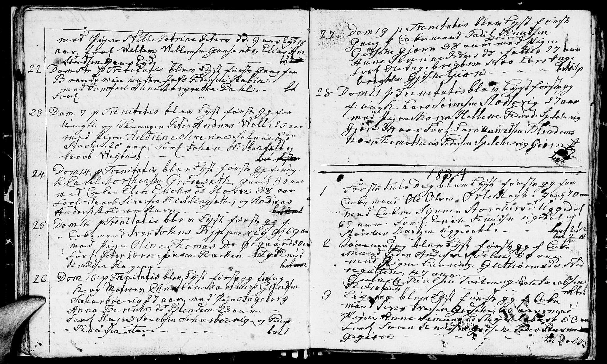 Ministerialprotokoller, klokkerbøker og fødselsregistre - Møre og Romsdal, AV/SAT-A-1454/528/L0424: Parish register (copy) no. 528C05, 1826-1847, p. 22