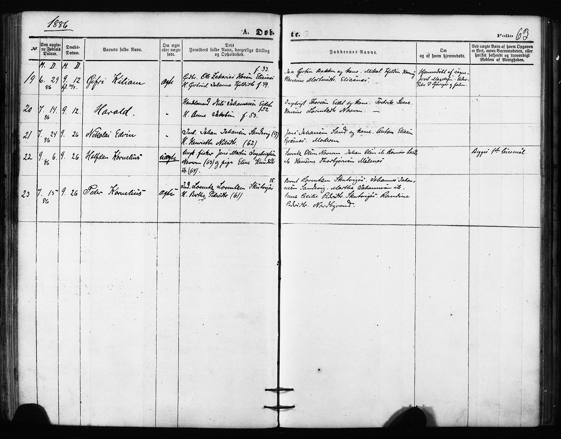 Balsfjord sokneprestembete, AV/SATØ-S-1303/G/Ga/L0002kirke: Parish register (official) no. 2, 1871-1886, p. 63