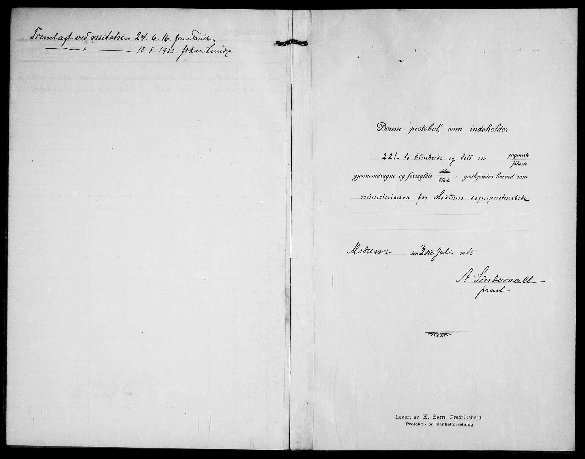 Modum kirkebøker, SAKO/A-234/F/Fa/L0018: Parish register (official) no. 18, 1912-1924
