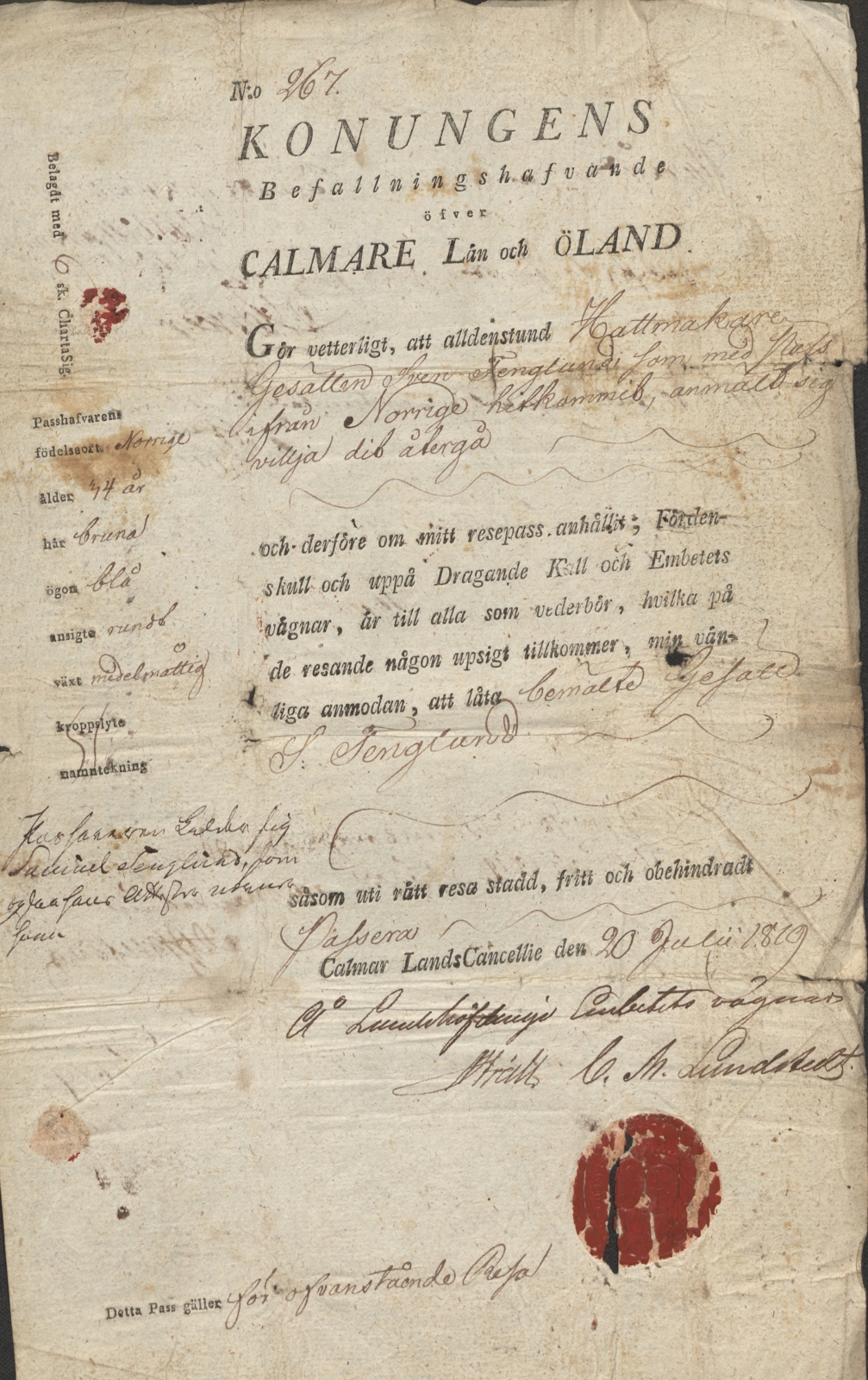 Bergen politikammer / politidistrikt, AV/SAB-A-60401/L.b, 1816-1822, p. 33