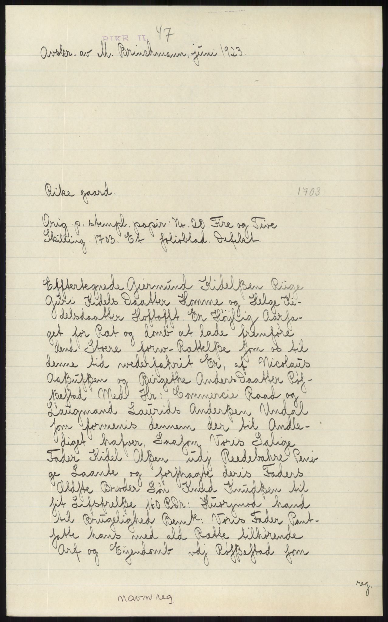 Samlinger til kildeutgivelse, Diplomavskriftsamlingen, AV/RA-EA-4053/H/Ha, p. 828