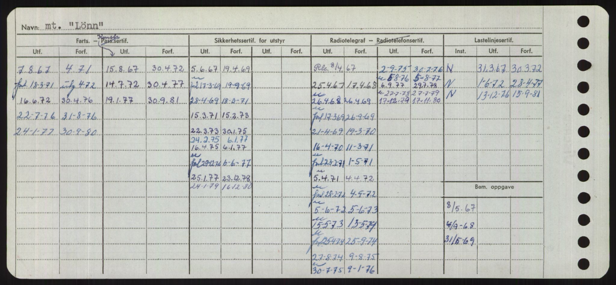 Sjøfartsdirektoratet med forløpere, Skipsmålingen, AV/RA-S-1627/H/Hd/L0023: Fartøy, Lia-Løv, p. 548