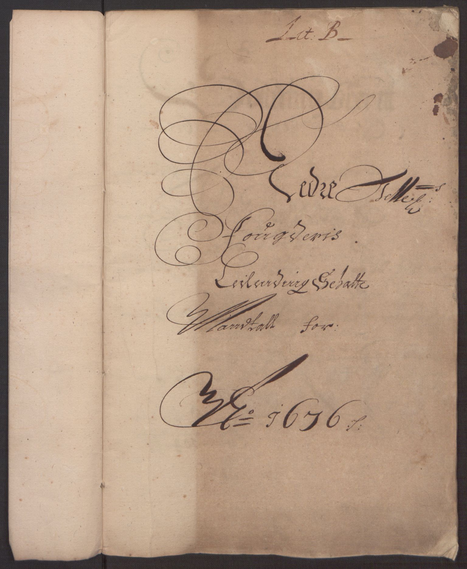 Rentekammeret inntil 1814, Reviderte regnskaper, Fogderegnskap, RA/EA-4092/R35/L2066: Fogderegnskap Øvre og Nedre Telemark, 1676, p. 14