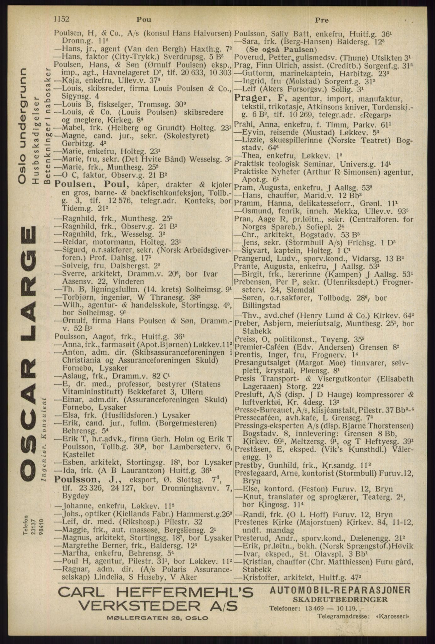 Kristiania/Oslo adressebok, PUBL/-, 1934, p. 1152