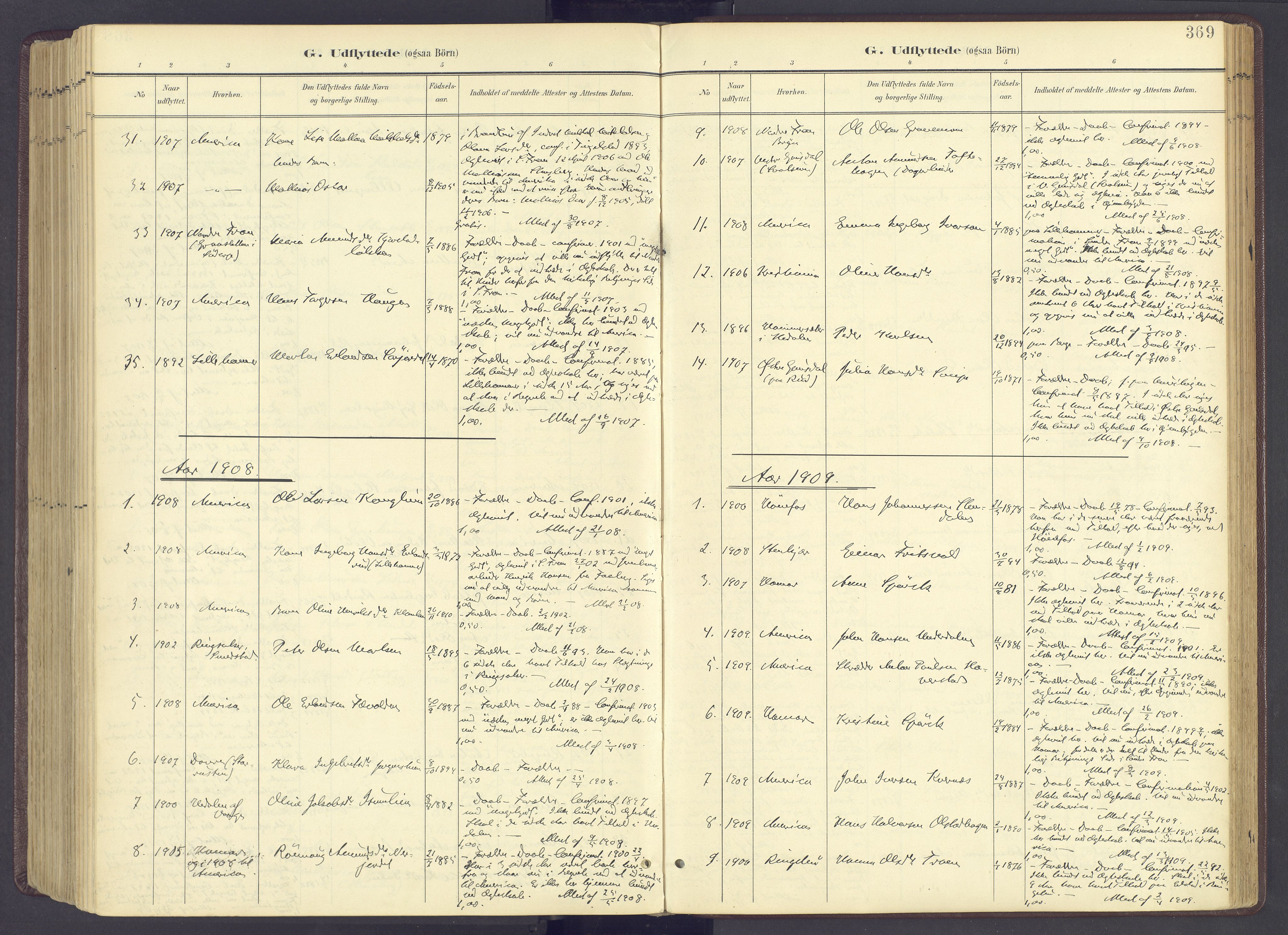 Sør-Fron prestekontor, SAH/PREST-010/H/Ha/Haa/L0004: Parish register (official) no. 4, 1898-1919, p. 369