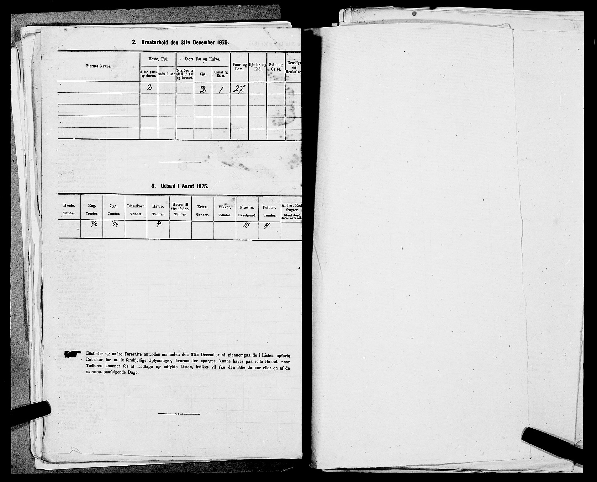 SAST, 1875 census for 1120P Klepp, 1875, p. 722