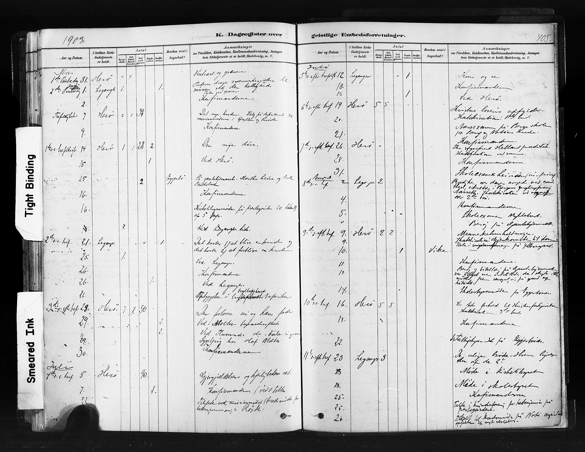 Ministerialprotokoller, klokkerbøker og fødselsregistre - Møre og Romsdal, AV/SAT-A-1454/507/L0073: Parish register (official) no. 507A08, 1878-1904, p. 405