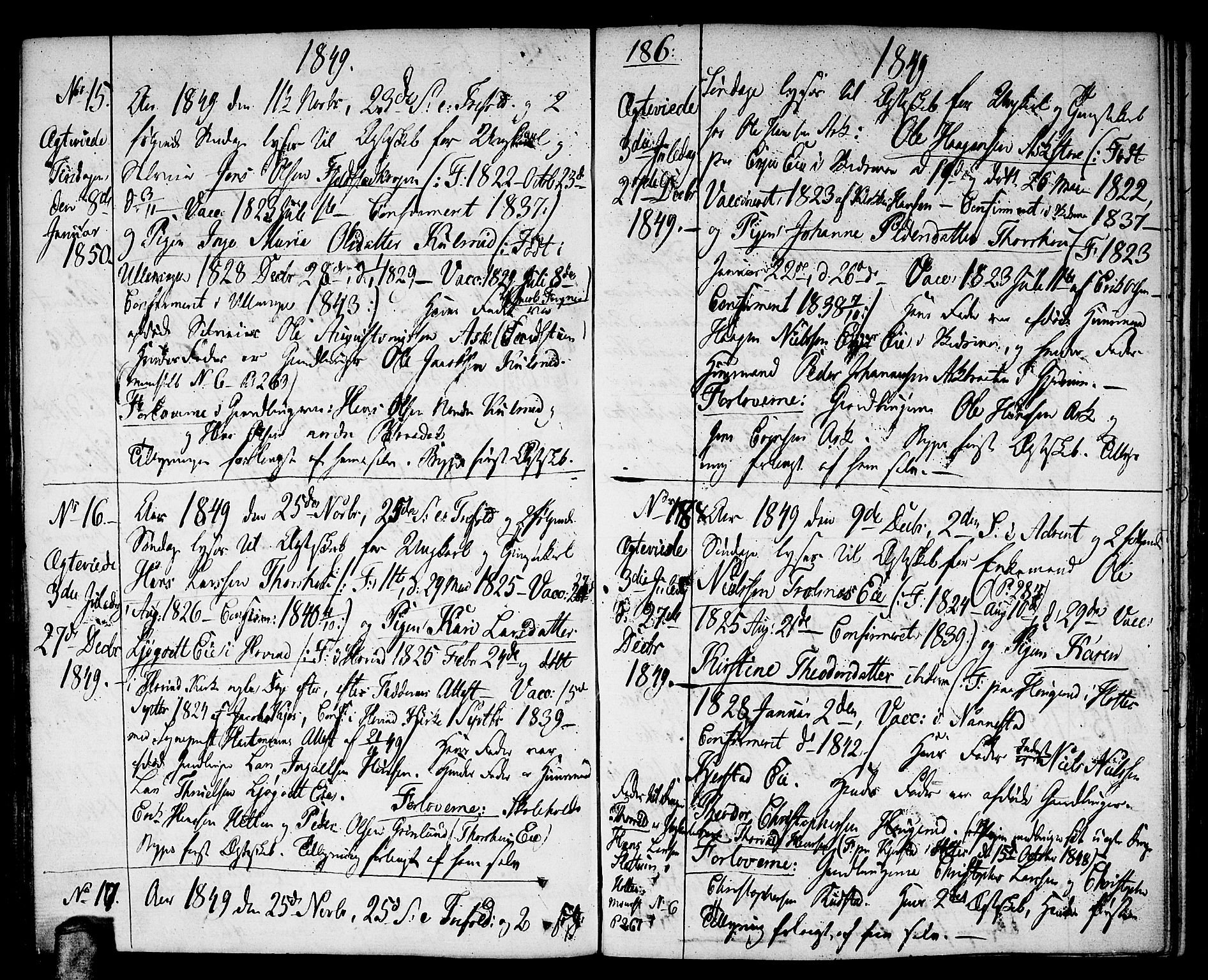 Gjerdrum prestekontor Kirkebøker, AV/SAO-A-10412b/F/Fa/L0003: Parish register (official) no. I 3, 1798-1815, p. 186