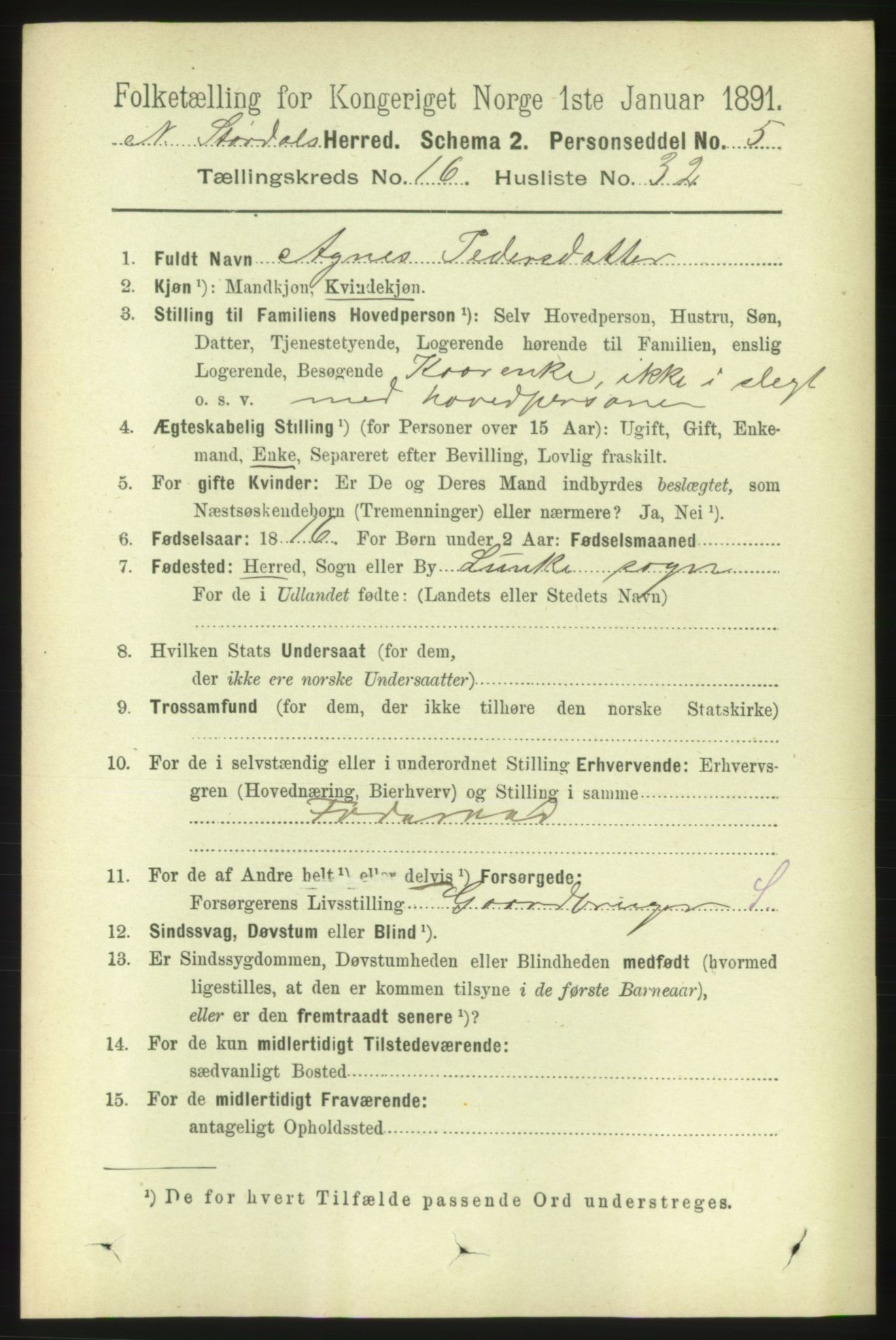 RA, 1891 census for 1714 Nedre Stjørdal, 1891, p. 7723