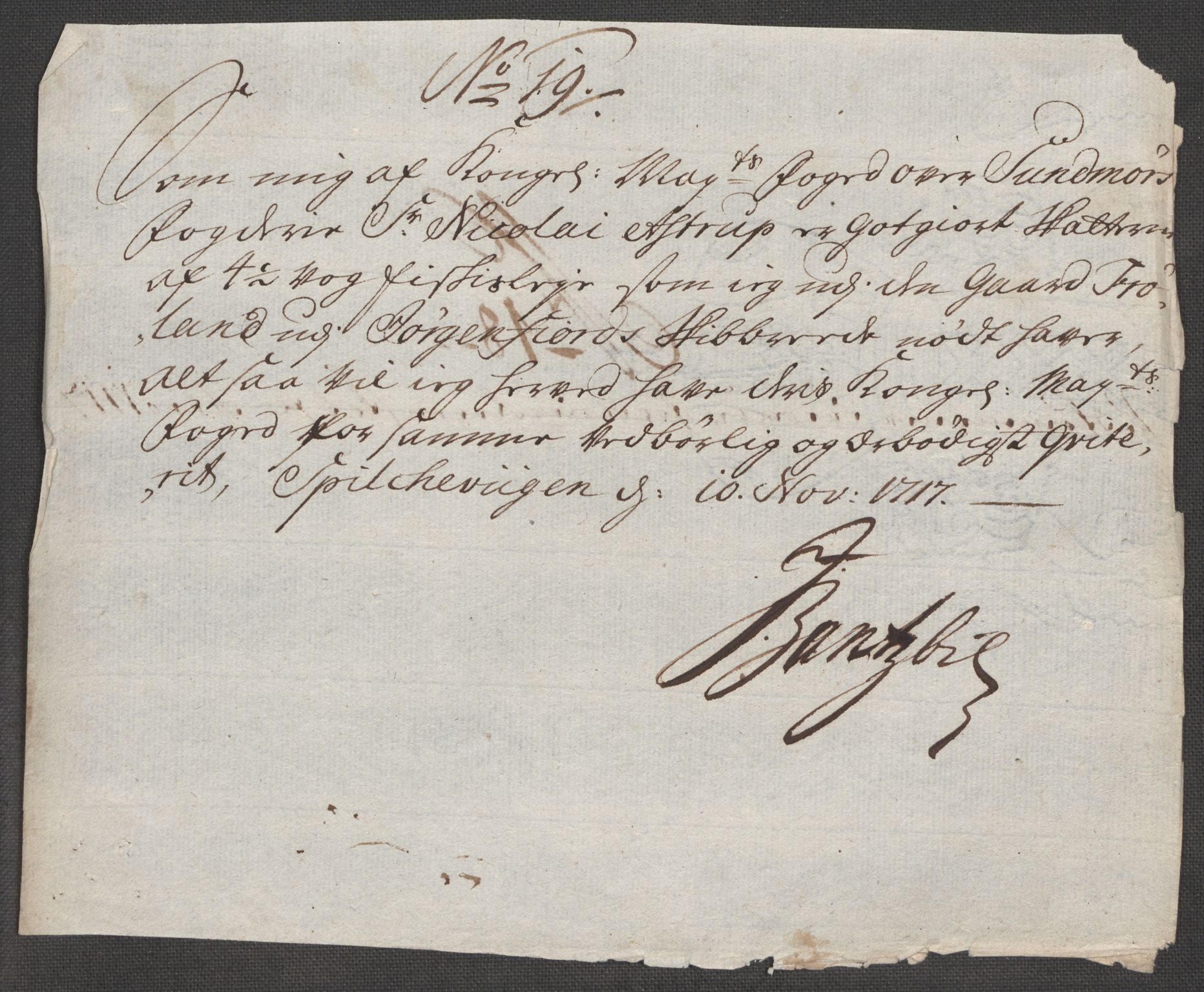 Rentekammeret inntil 1814, Reviderte regnskaper, Fogderegnskap, AV/RA-EA-4092/R54/L3569: Fogderegnskap Sunnmøre, 1717, p. 184