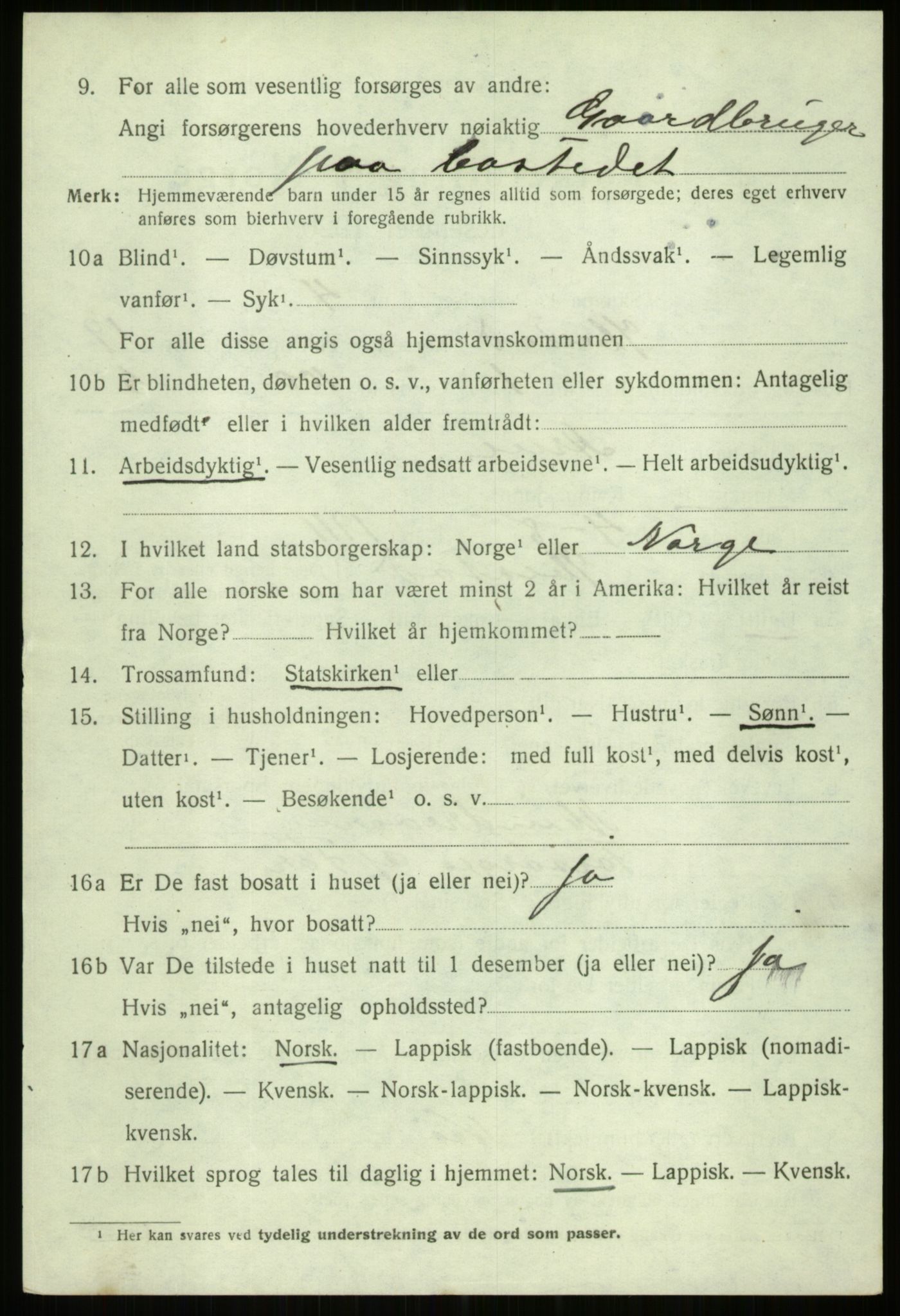 SATØ, 1920 census for Ibestad, 1920, p. 10669