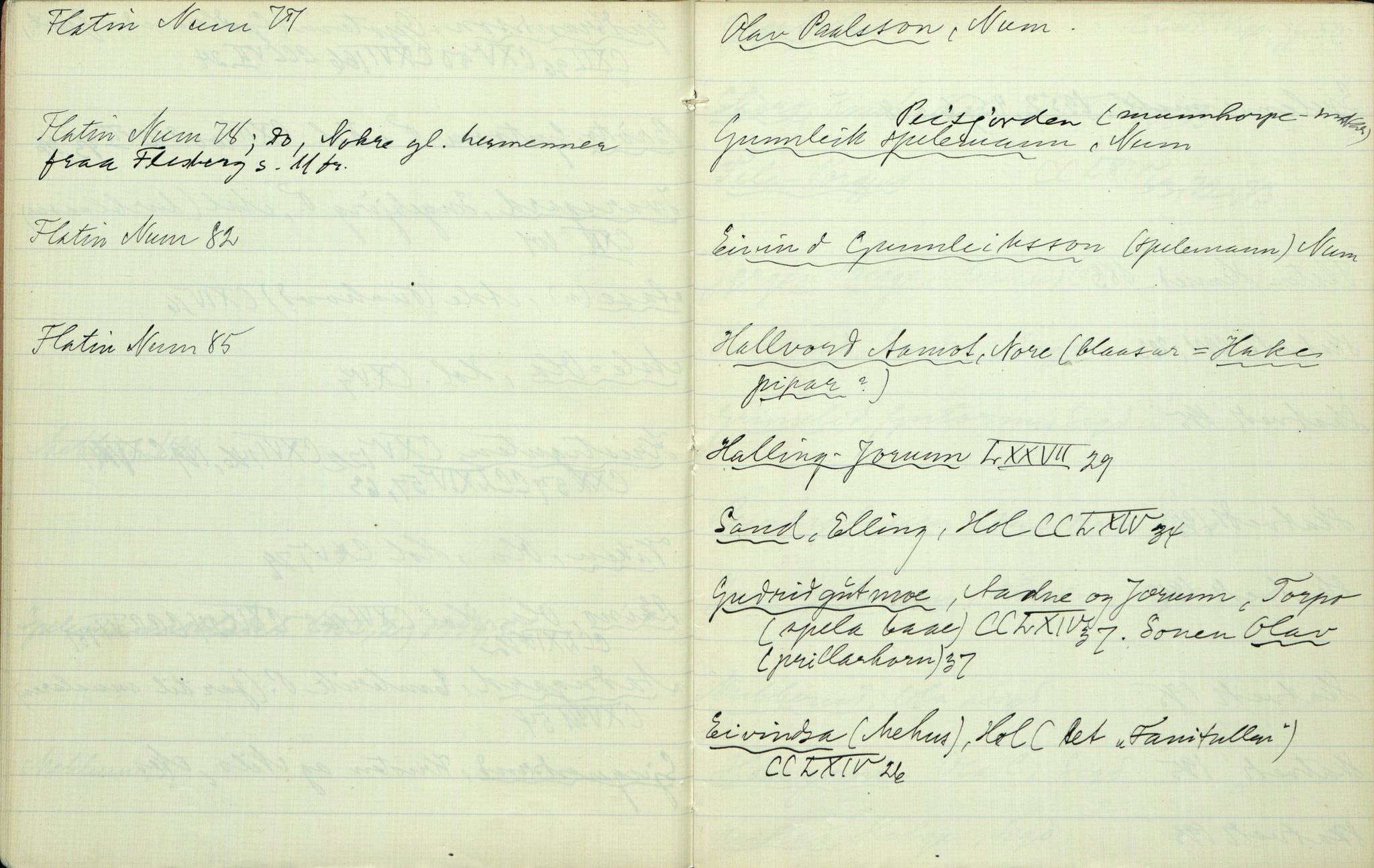 Rikard Berge, TEMU/TGM-A-1003/H/L0034: 34: Katalog yvi norsk bondespel (Numedal, Hallingdal), 1912