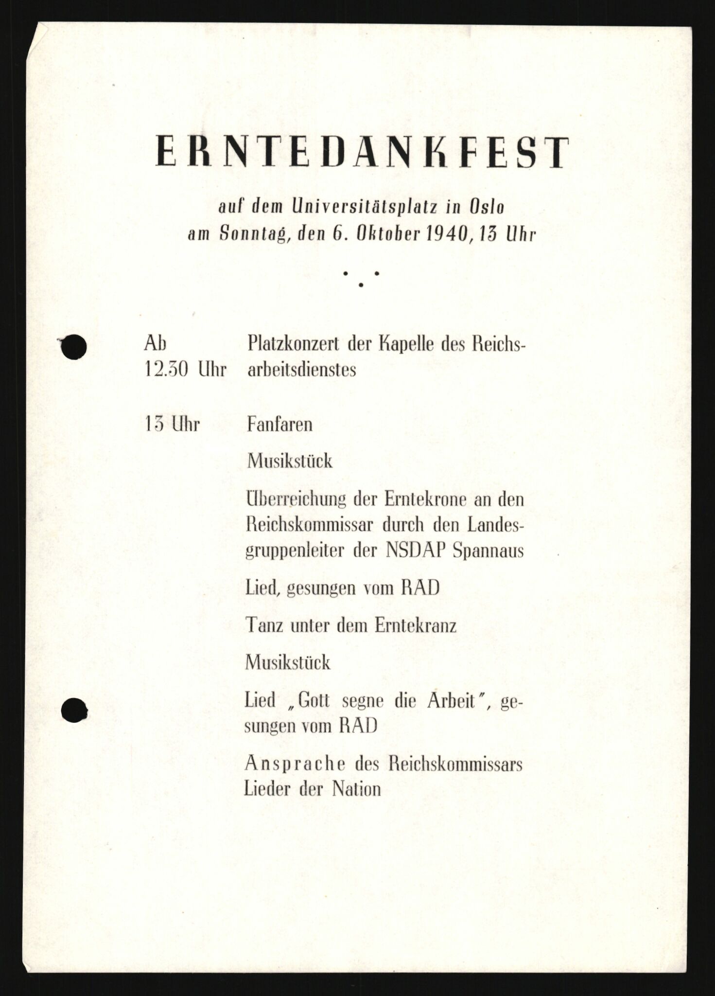 Forsvarets Overkommando. 2 kontor. Arkiv 11.4. Spredte tyske arkivsaker, AV/RA-RAFA-7031/D/Dar/Darb/L0008: Reichskommissariat - Hauptabteilung Volksaufklärung und Propaganda, 1940-1943, p. 1239